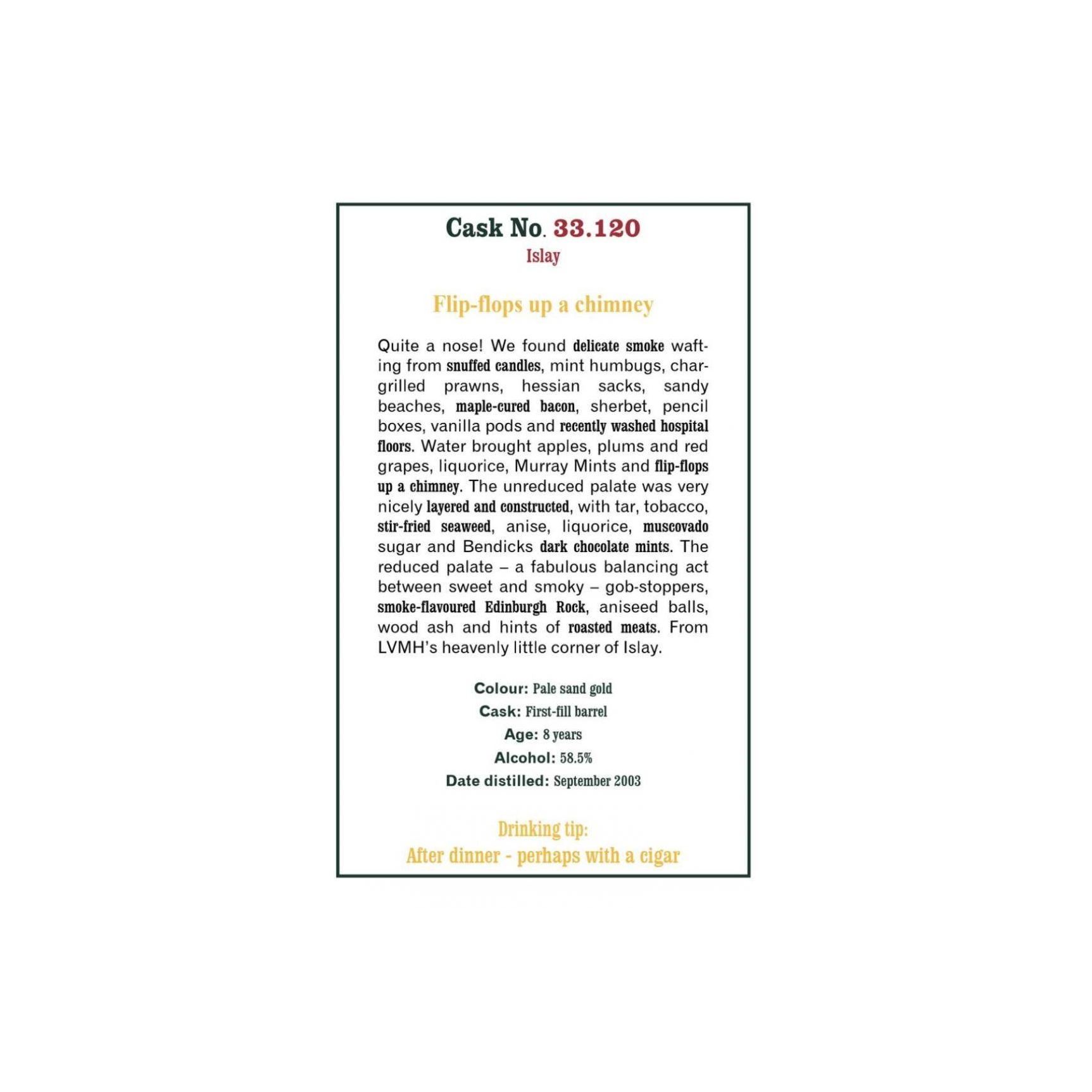The Scotch Malt Whisky Society 2003 8 Years Single Malt Whisky