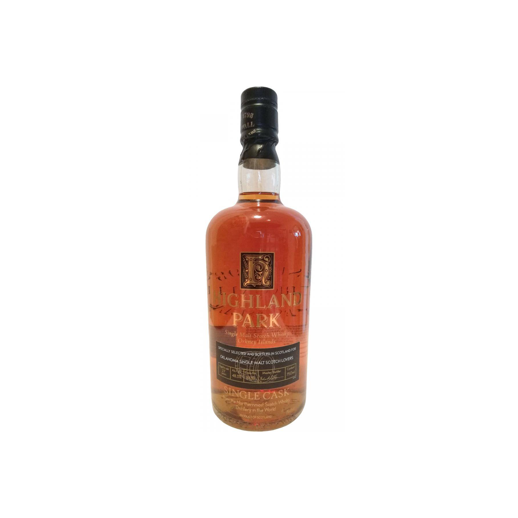 Highland Park Single Cask 27 Years Single Malt Whisky