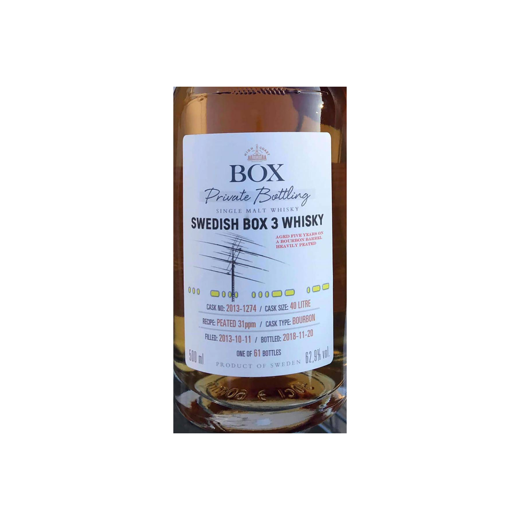 Compass Box Private Bottling 2013 5 Years Single Malt Whisky 2