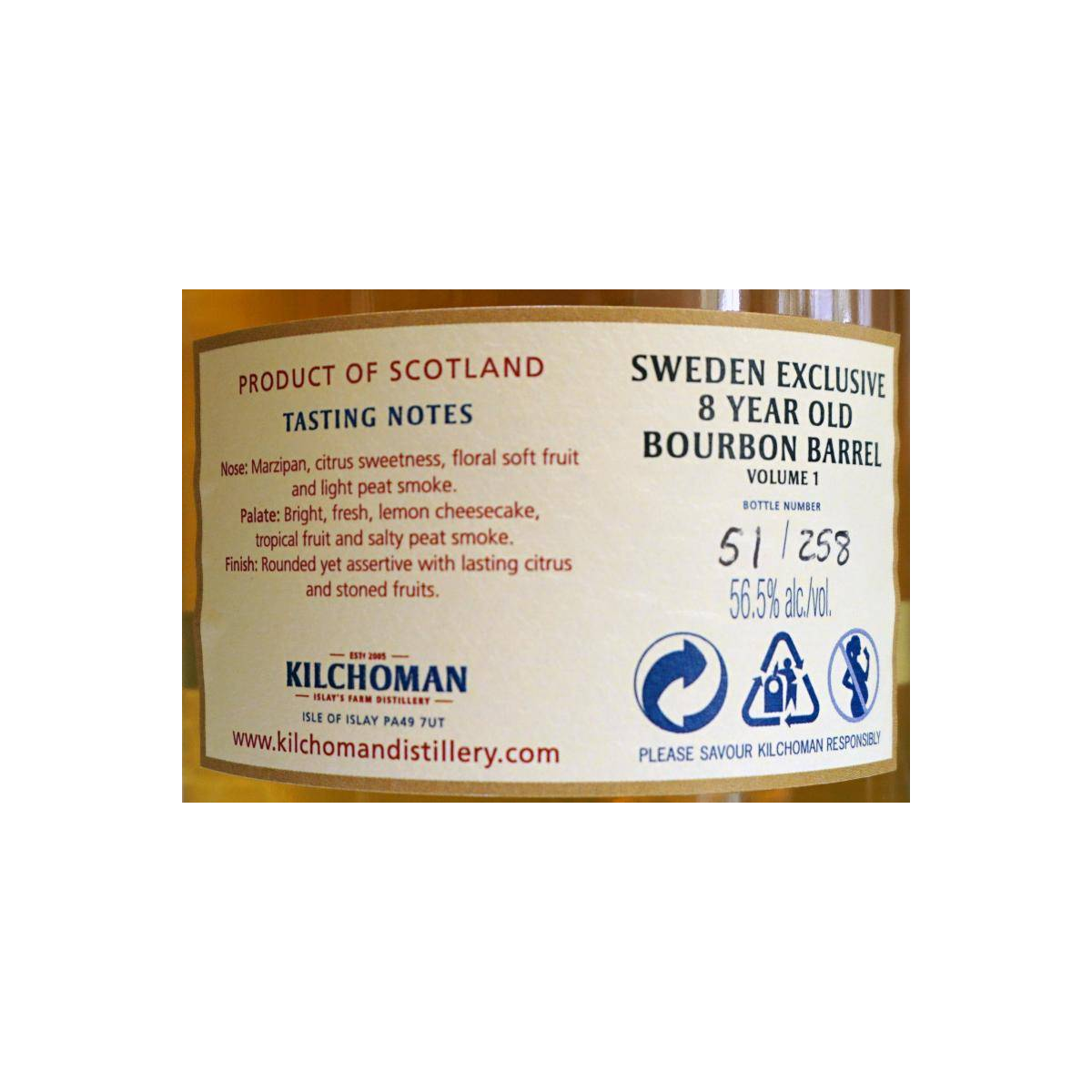 Kilchoman 2011 8 Years Single Malt Whisky 3