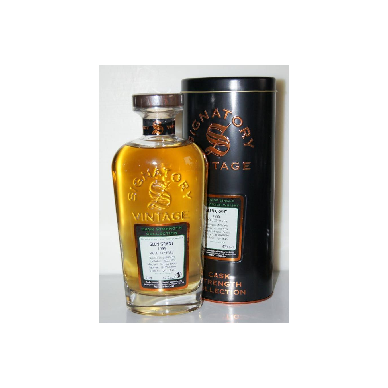 Glen Grant Cask Strength Collection 1995 23 Years Single Malt Whisky 2