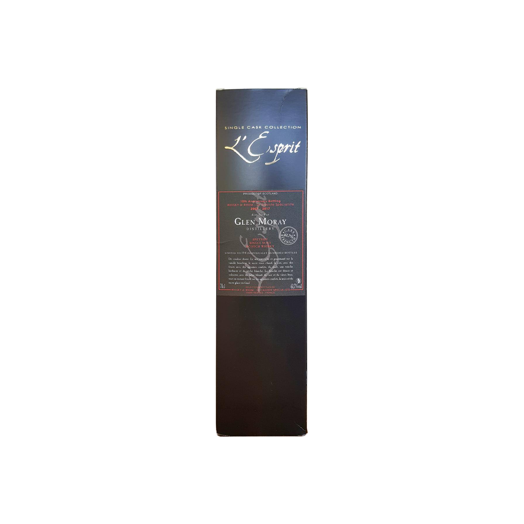 Glen Moray 2007 9 Years Single Malt Whisky 2