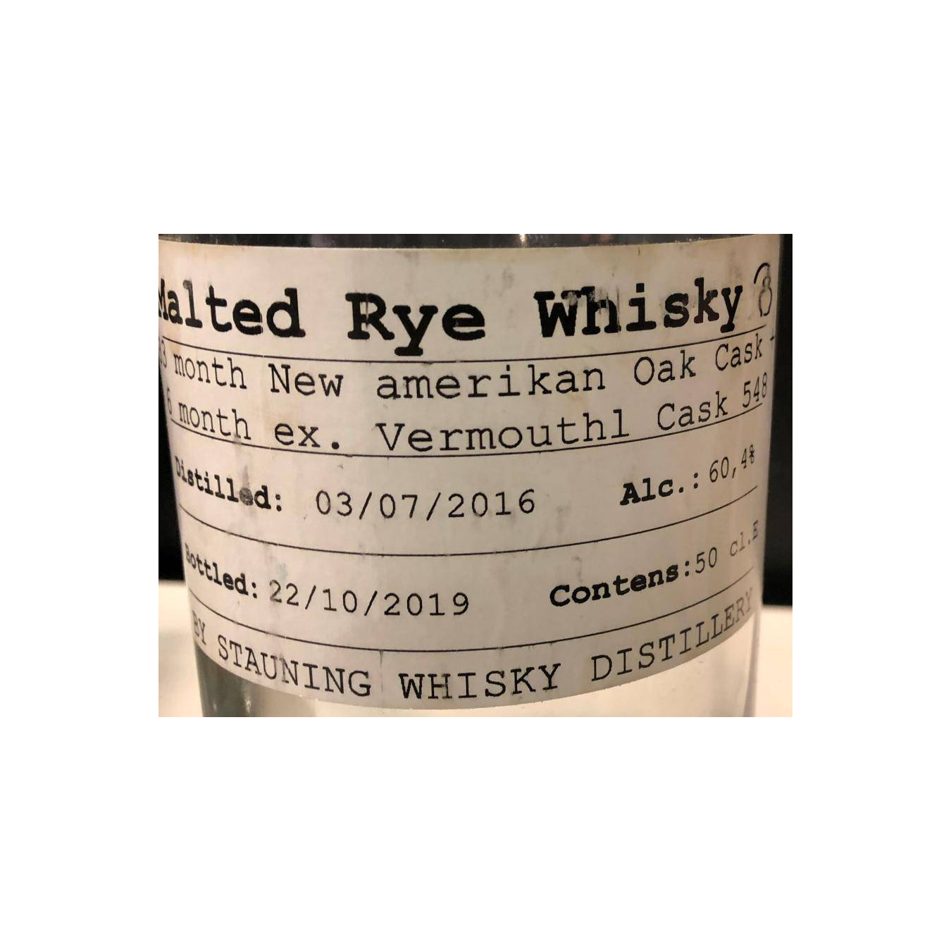 Stauning 2016 3 Years Rye Whisky 2