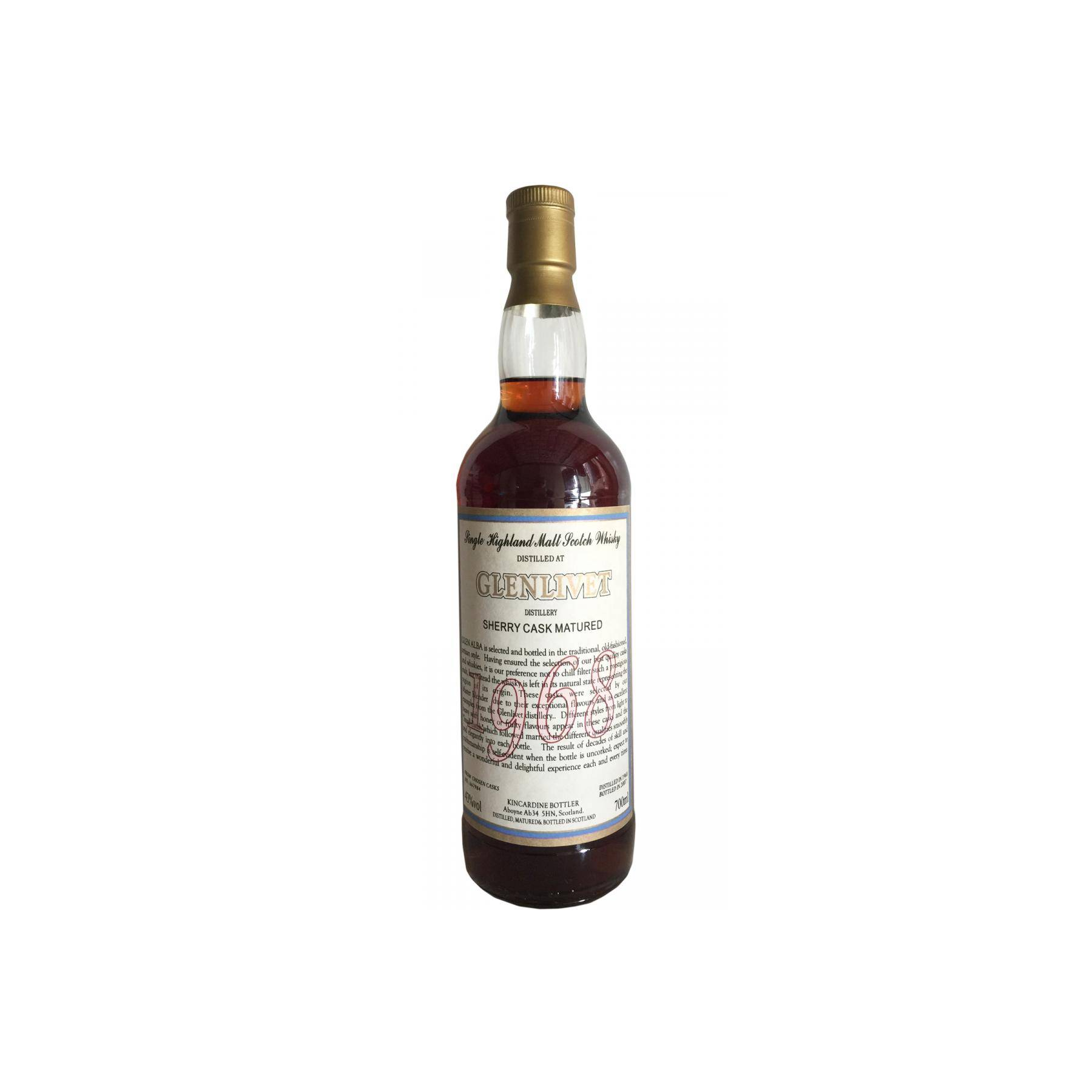 The Glenlivet 1968 39 Years Single Malt Whisky