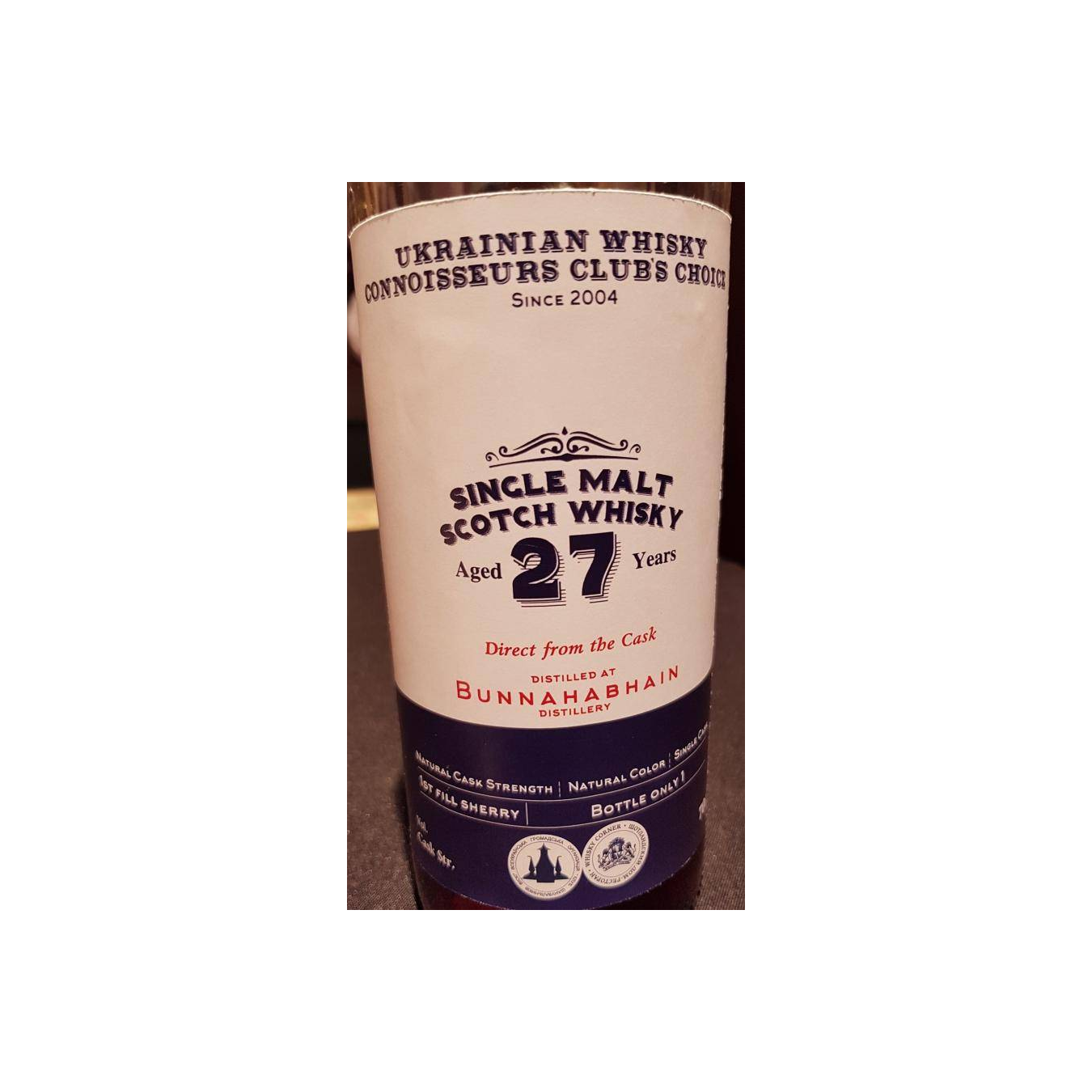 Bunnahabhain 27 Years Single Malt Whisky