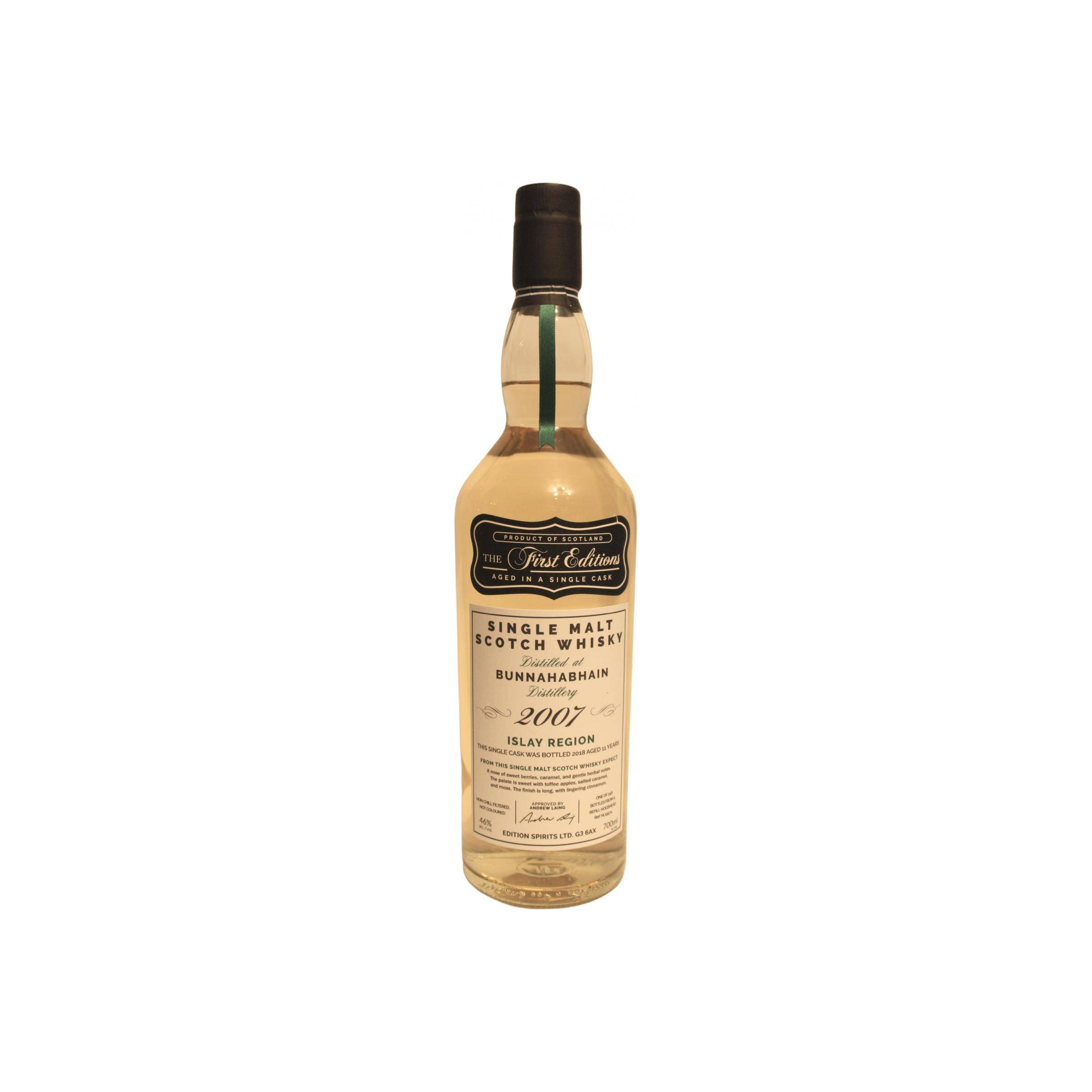 Bunnahabhain The First Editions 2007 11 Years Single Malt Whisky