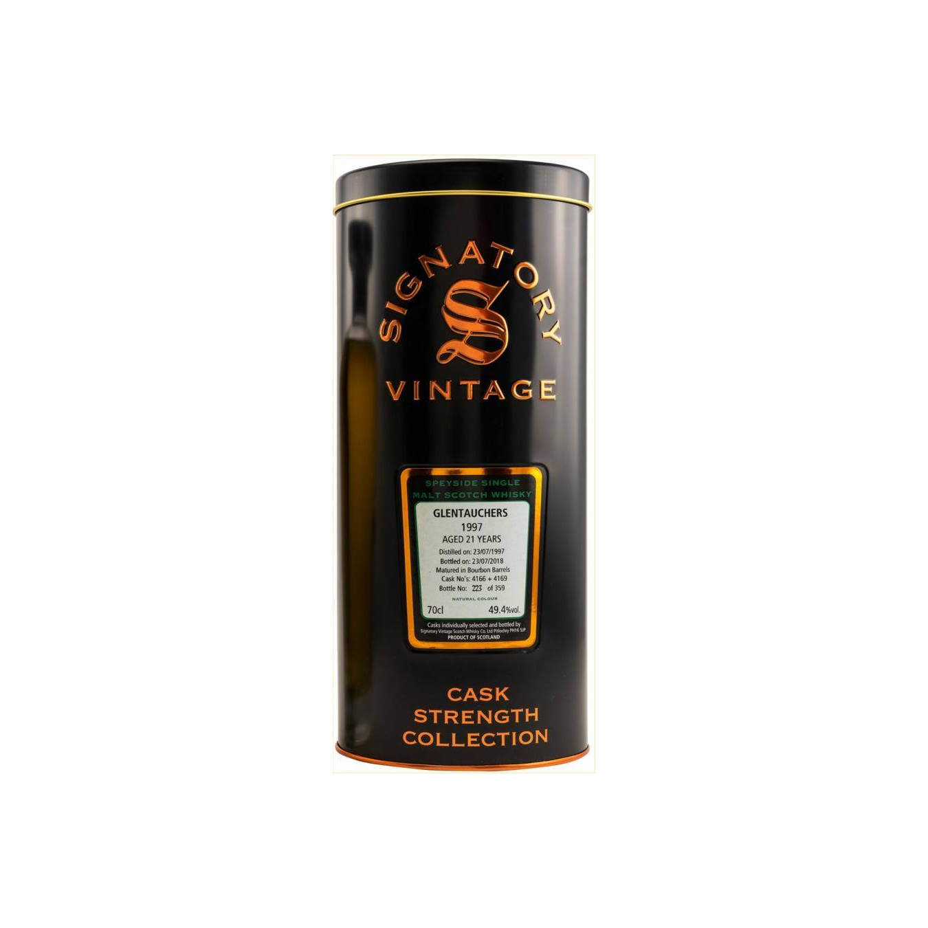 Glentauchers Cask Strength Collection 1997 21 Years Single Malt Whisky 2
