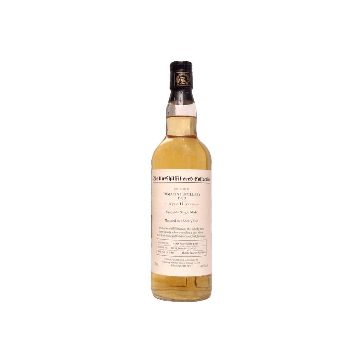 Tomatin The Un-Chillfiltered Collection 1989 12 Years Single Malt Whisky