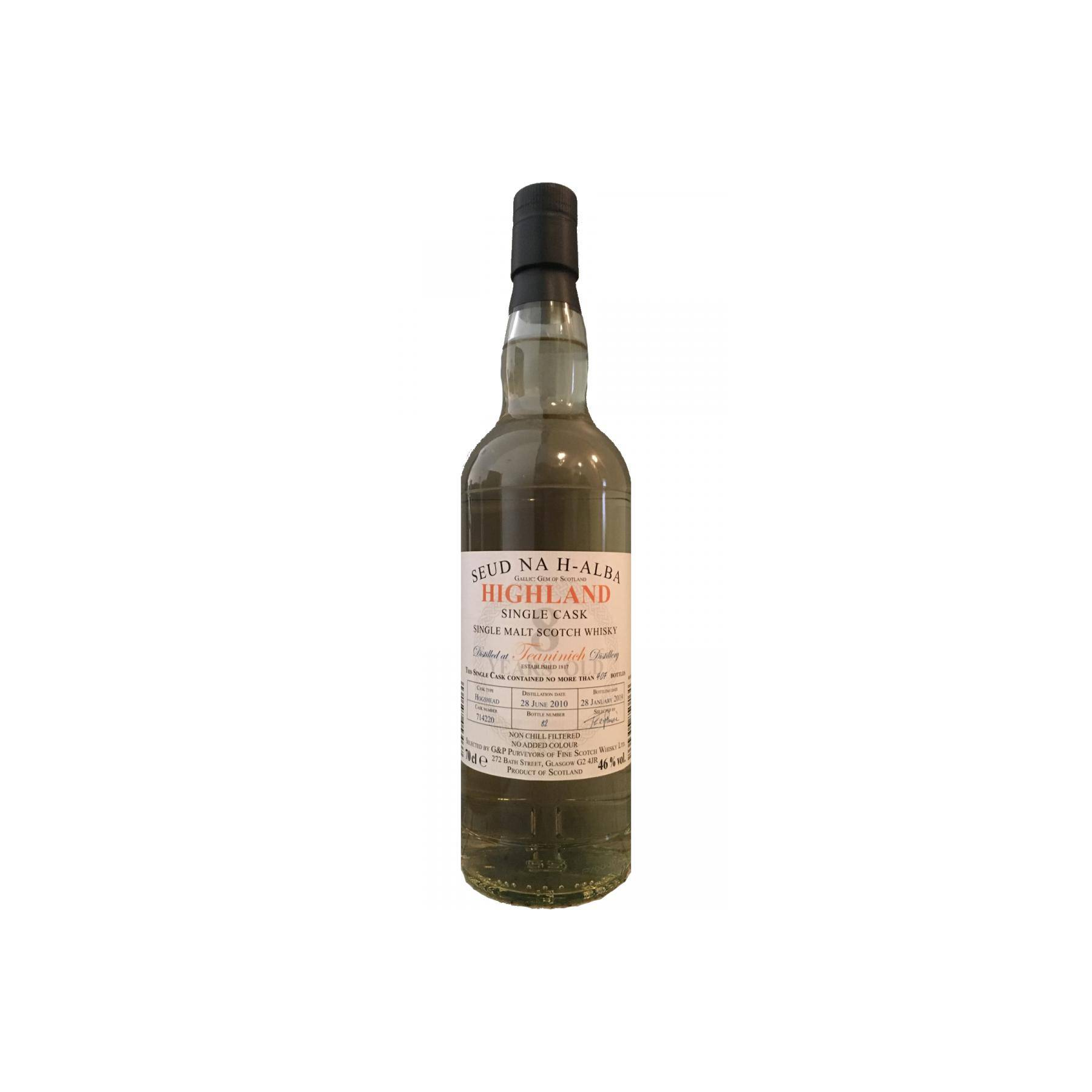 Teaninich 2010 8 Years Single Malt Whisky