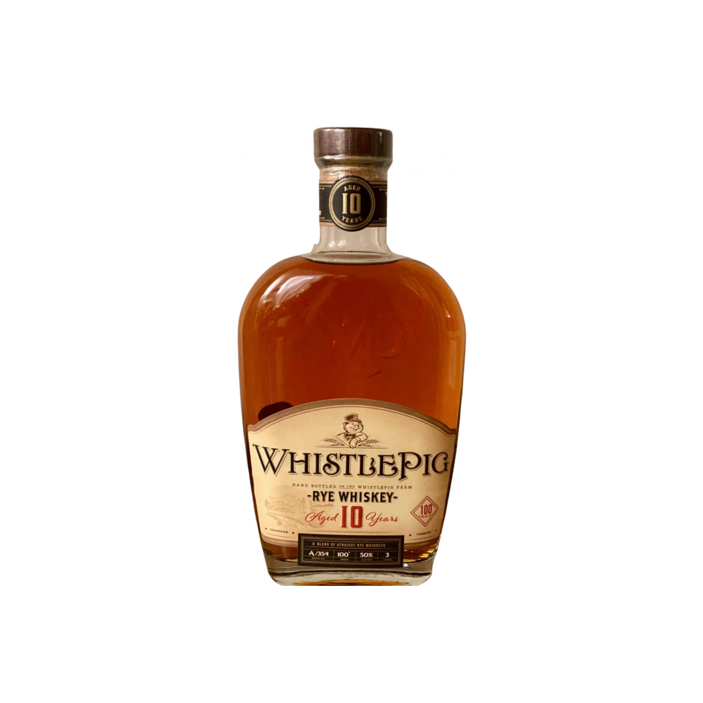 WhistlePig 10 Years Rye Whisky