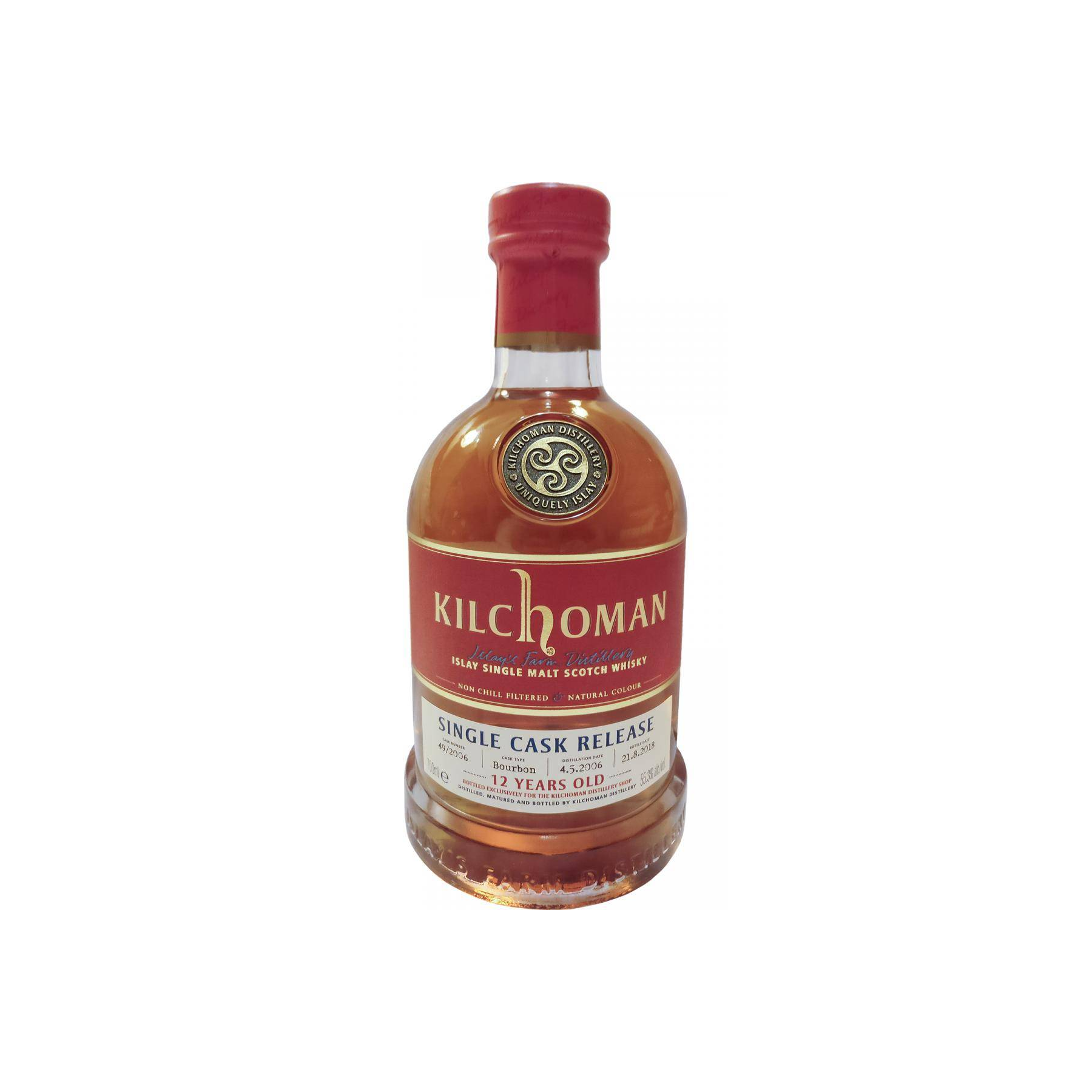 Kilchoman 2006 12 Years Single Malt Whisky