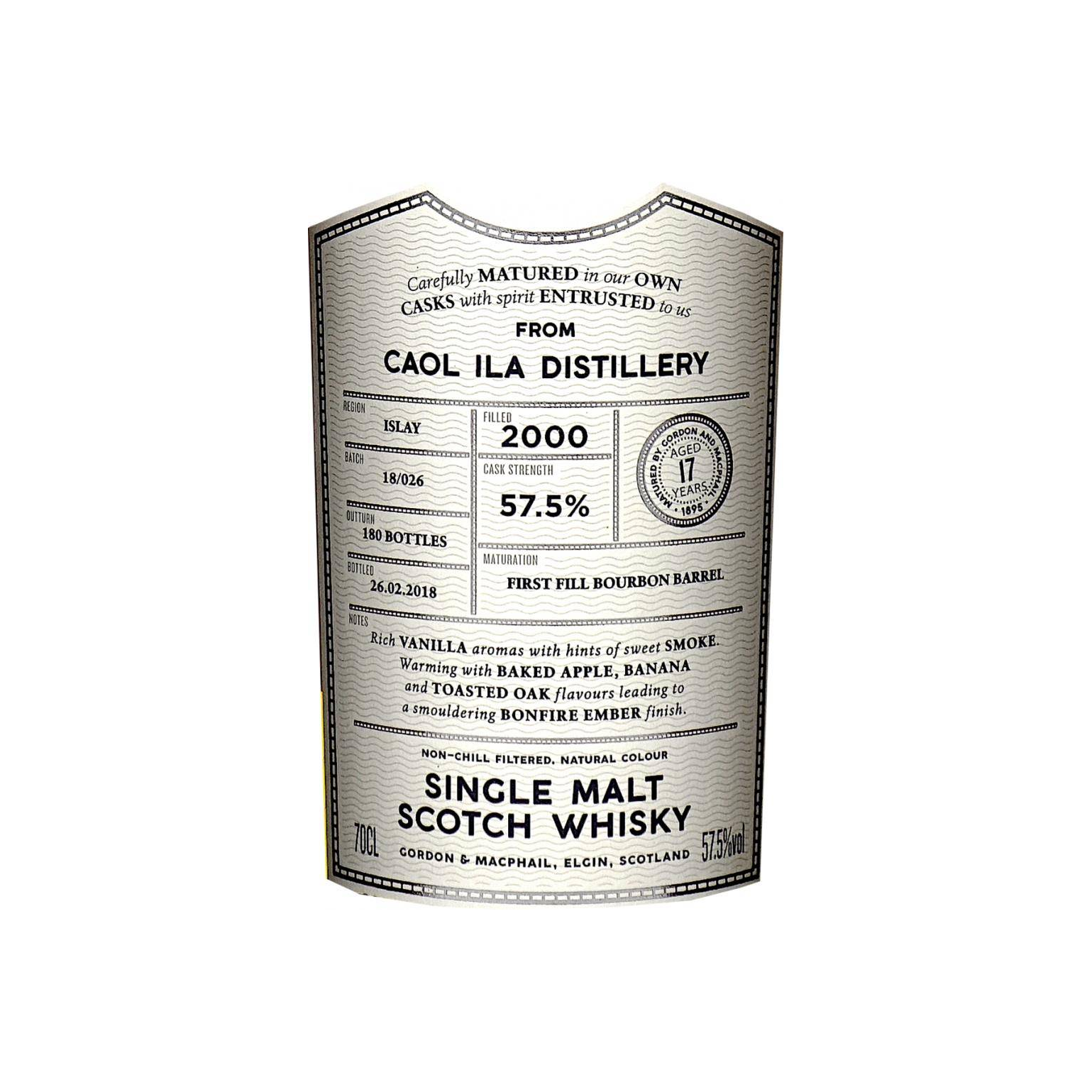Caol Ila Connoisseurs Choice - Cask Strength 2000 17 Years Single Malt Whisky 3