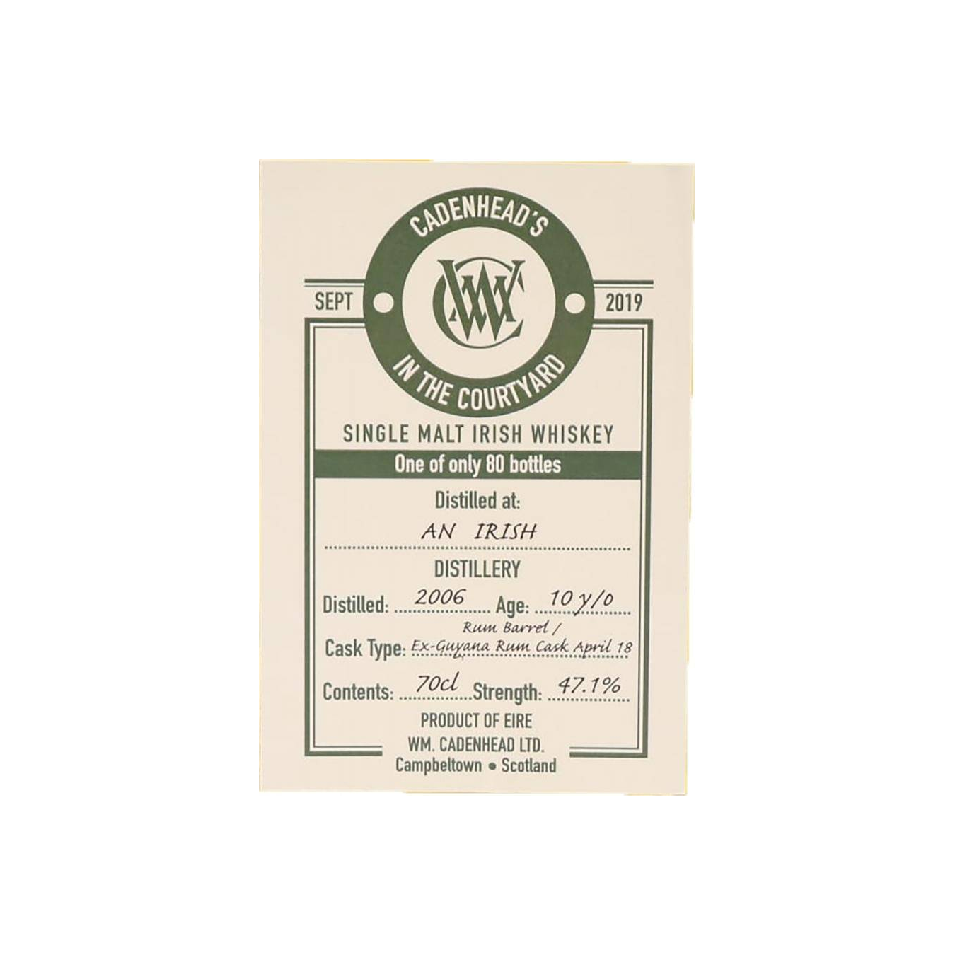 Cadenhead 2006 10 Years Single Malt Whisky 2