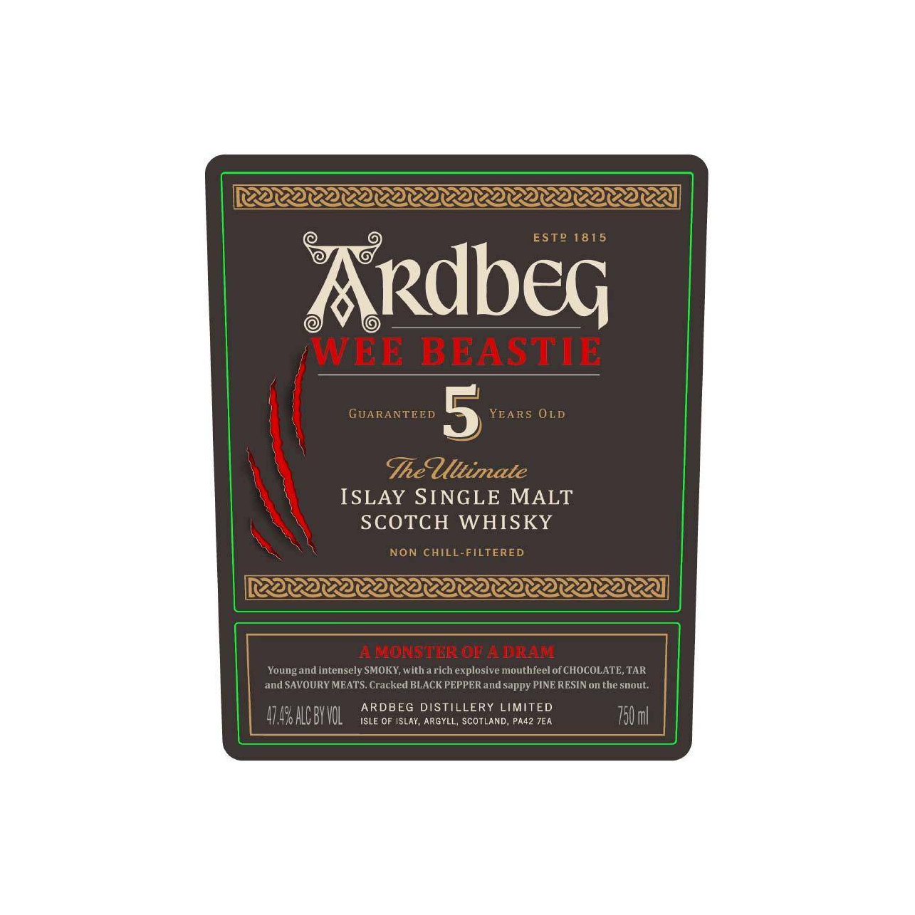 Ardbeg 5 Years Single Malt Whisky 2