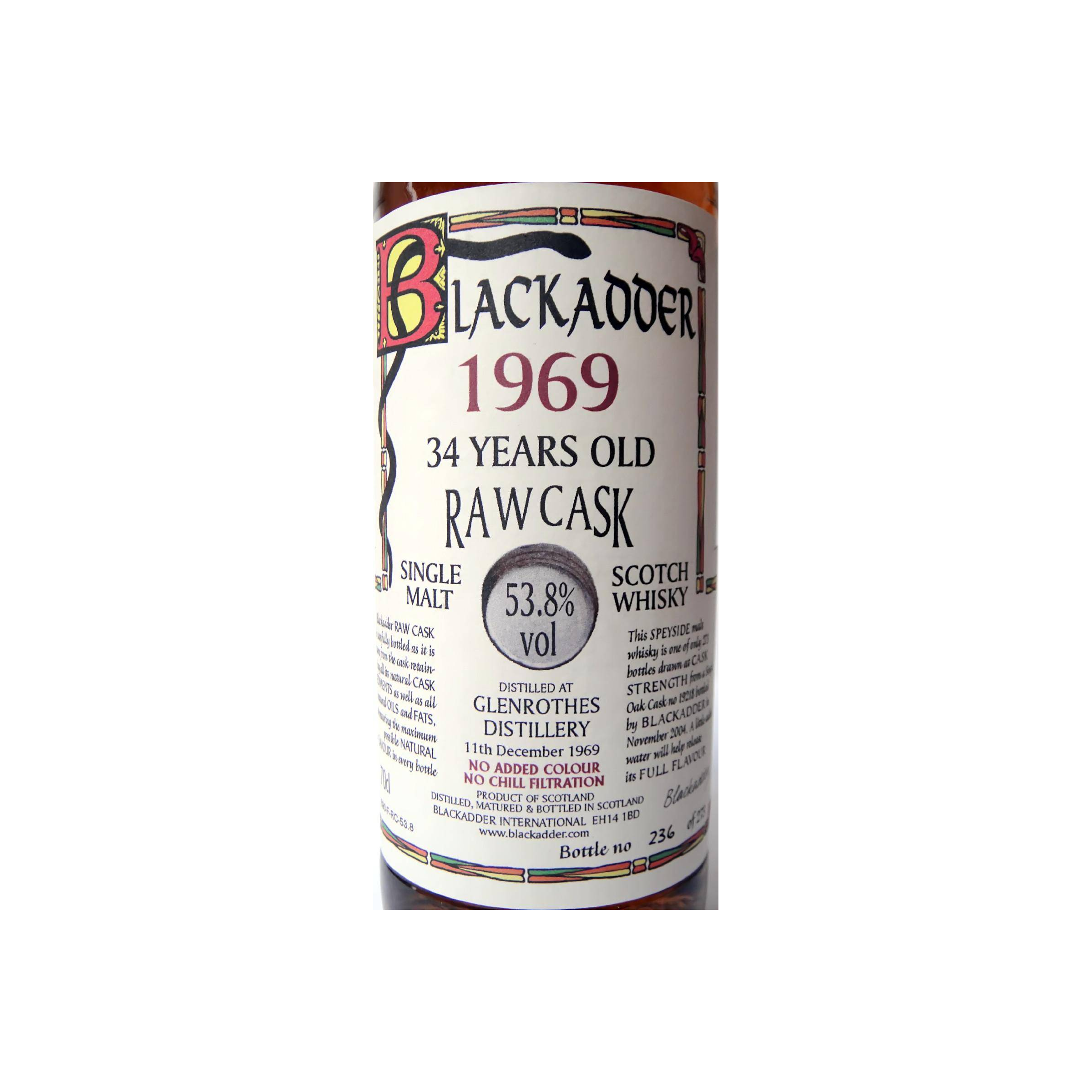 The Glenrothes Raw Cask 1969 34 Years Single Malt Whisky 2