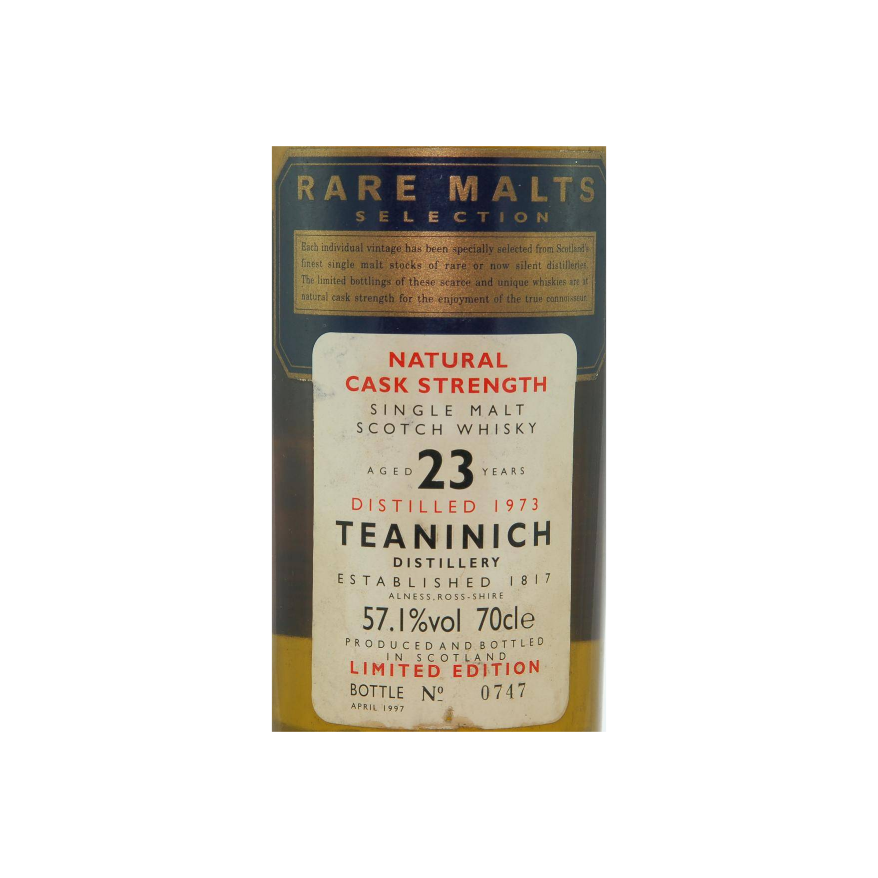 Teaninich 1973 23 Years Single Malt Whisky 2