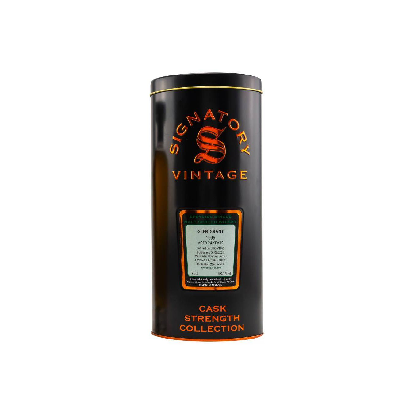 Glen Grant Cask Strength Collection 1995 24 Years Single Malt Whisky 2