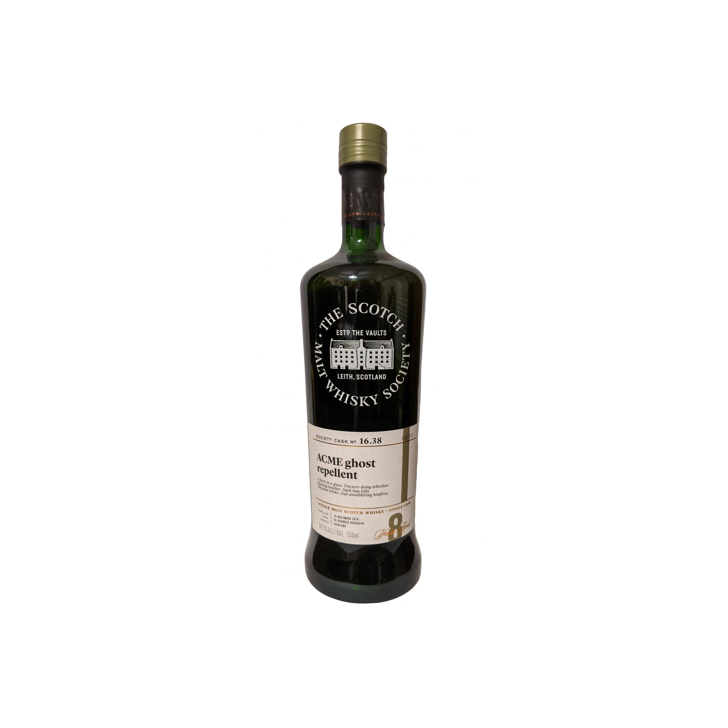 The Scotch Malt Whisky Society 2010 8 Years Single Malt Whisky
