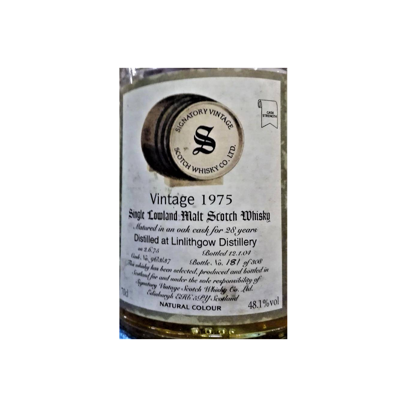 Signatory Vintage Vintage Collection - Dumpy 1975 28 Years Single Malt Whisky 2