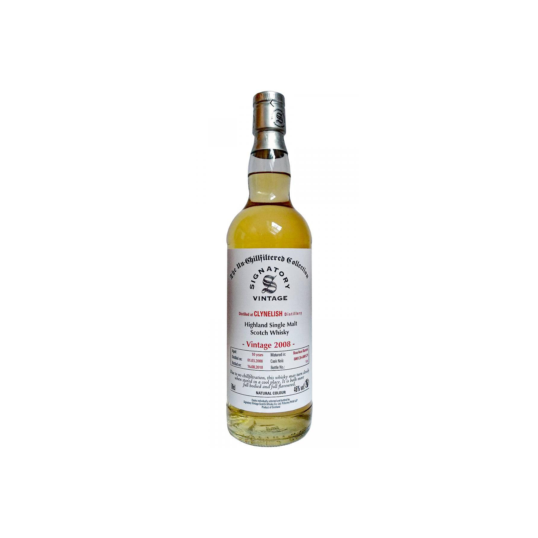 Clynelish The Un-Chillfiltered Collection 2008 10 Years Single Malt Whisky
