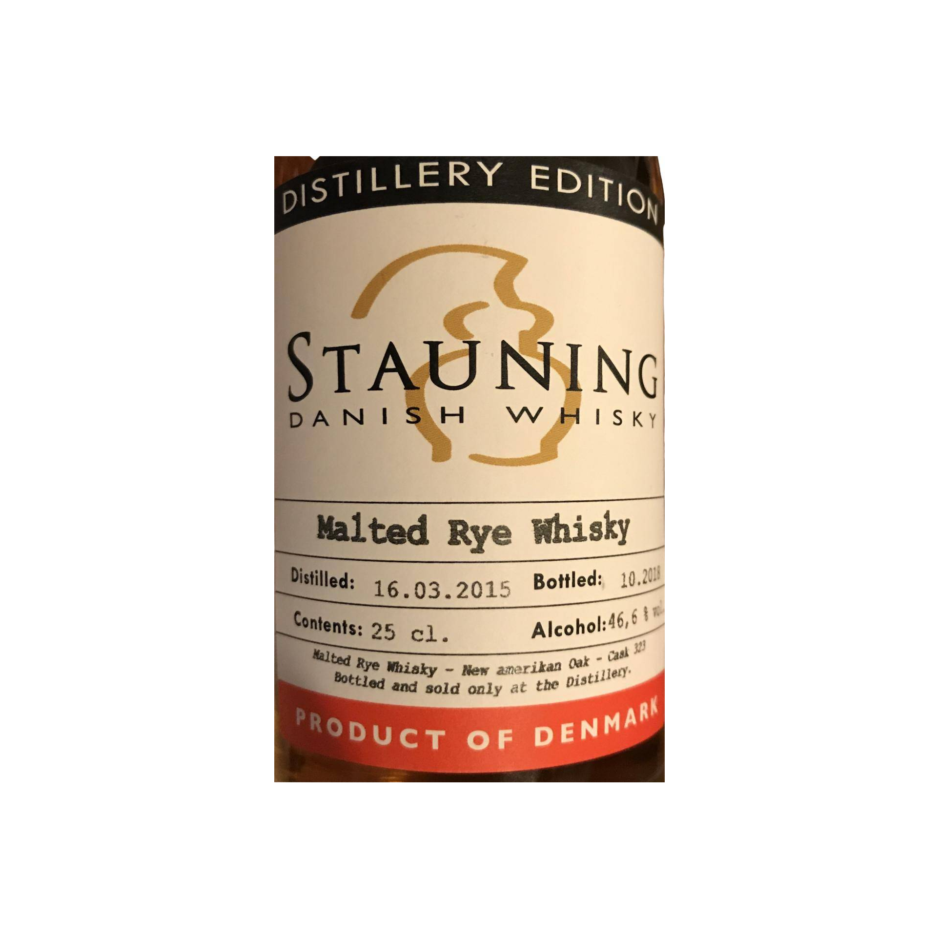 Stauning 2015 3 Years Rye Whisky 3