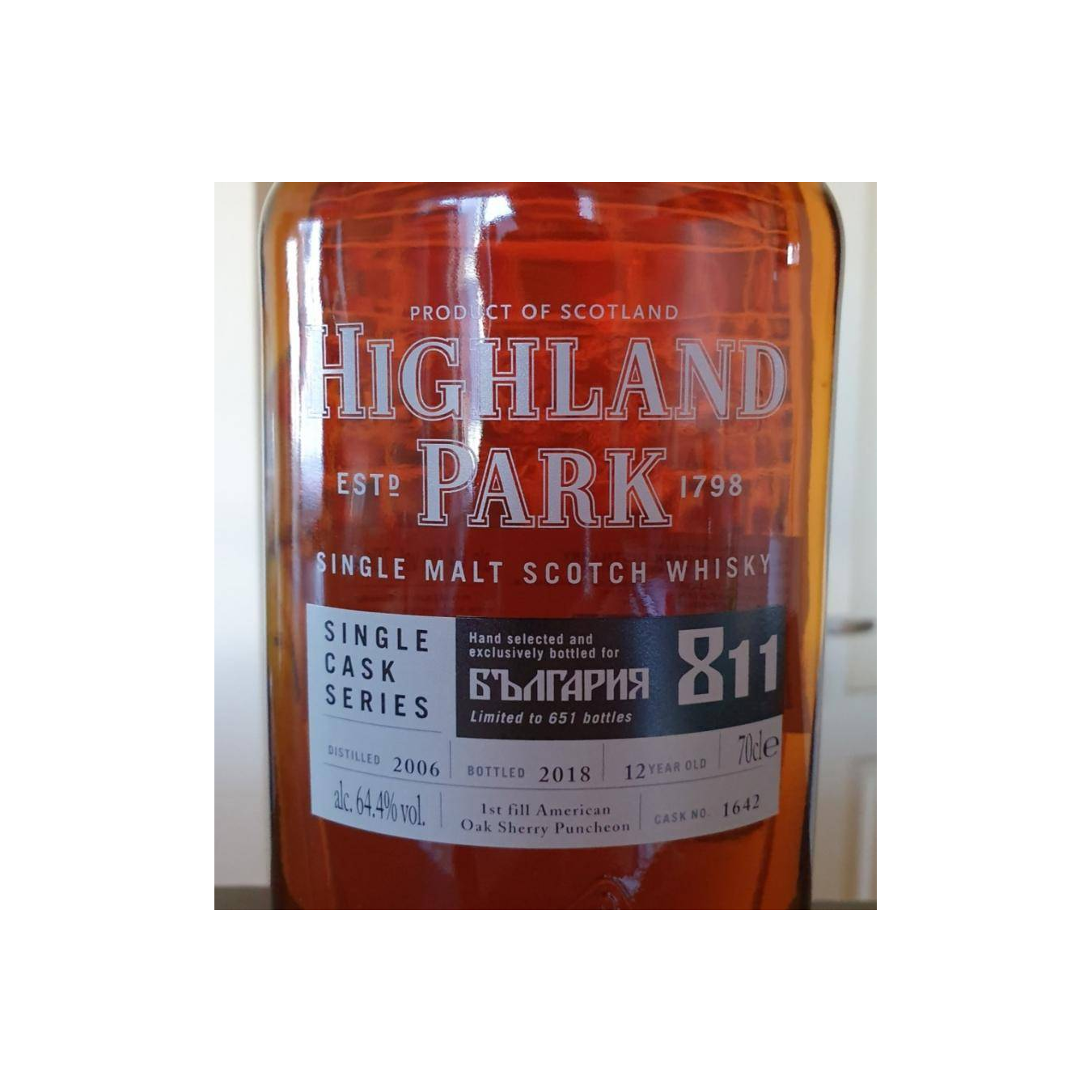 Highland Park Single Cask 2006 12 Years Single Malt Whisky