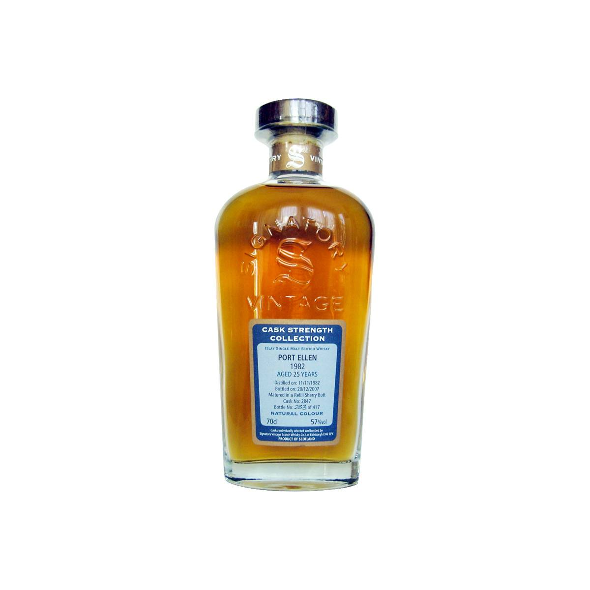 Port Ellen Cask Strength Collection 1982 25 Years Single Malt Whisky
