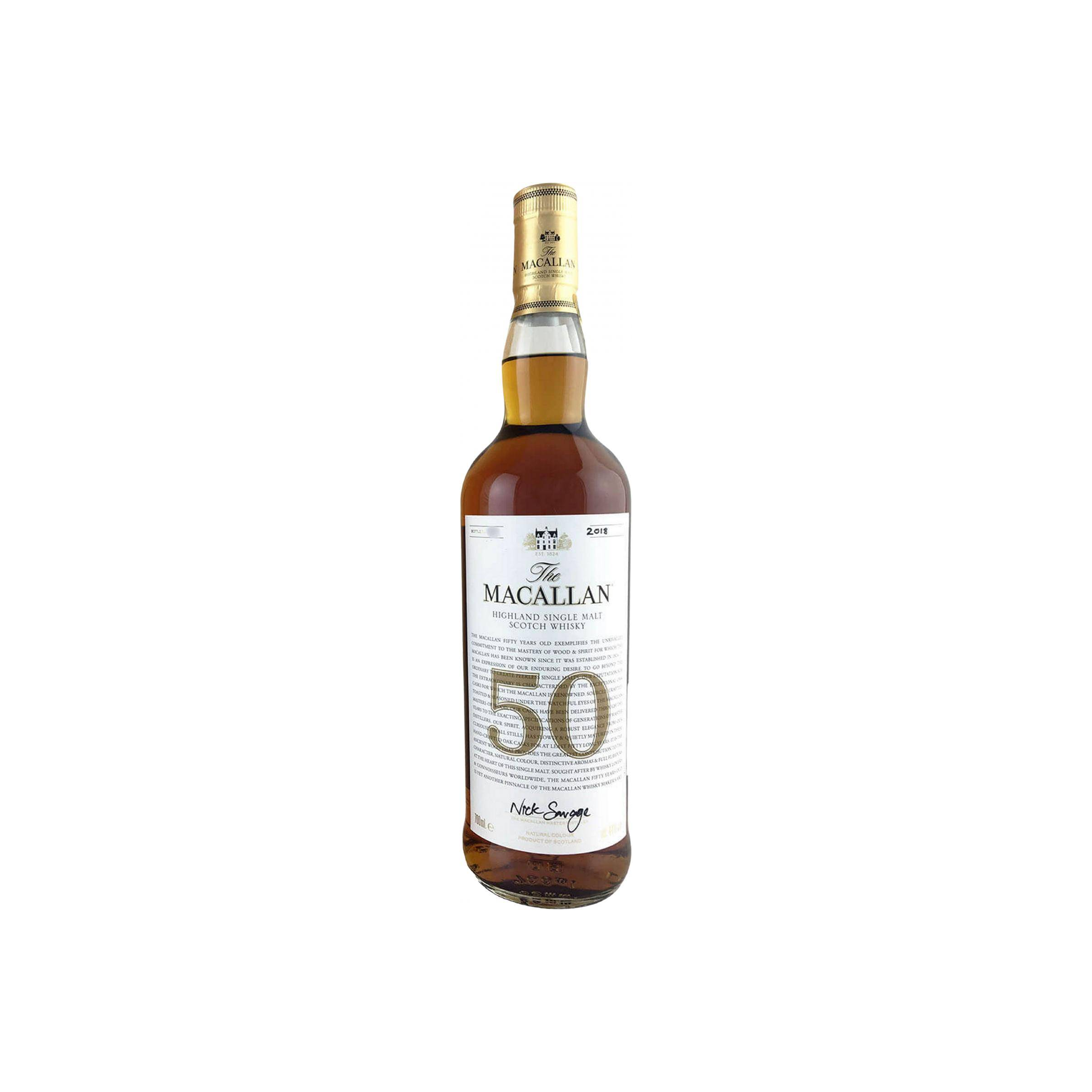 The Macallan 50 Years Single Malt Whisky