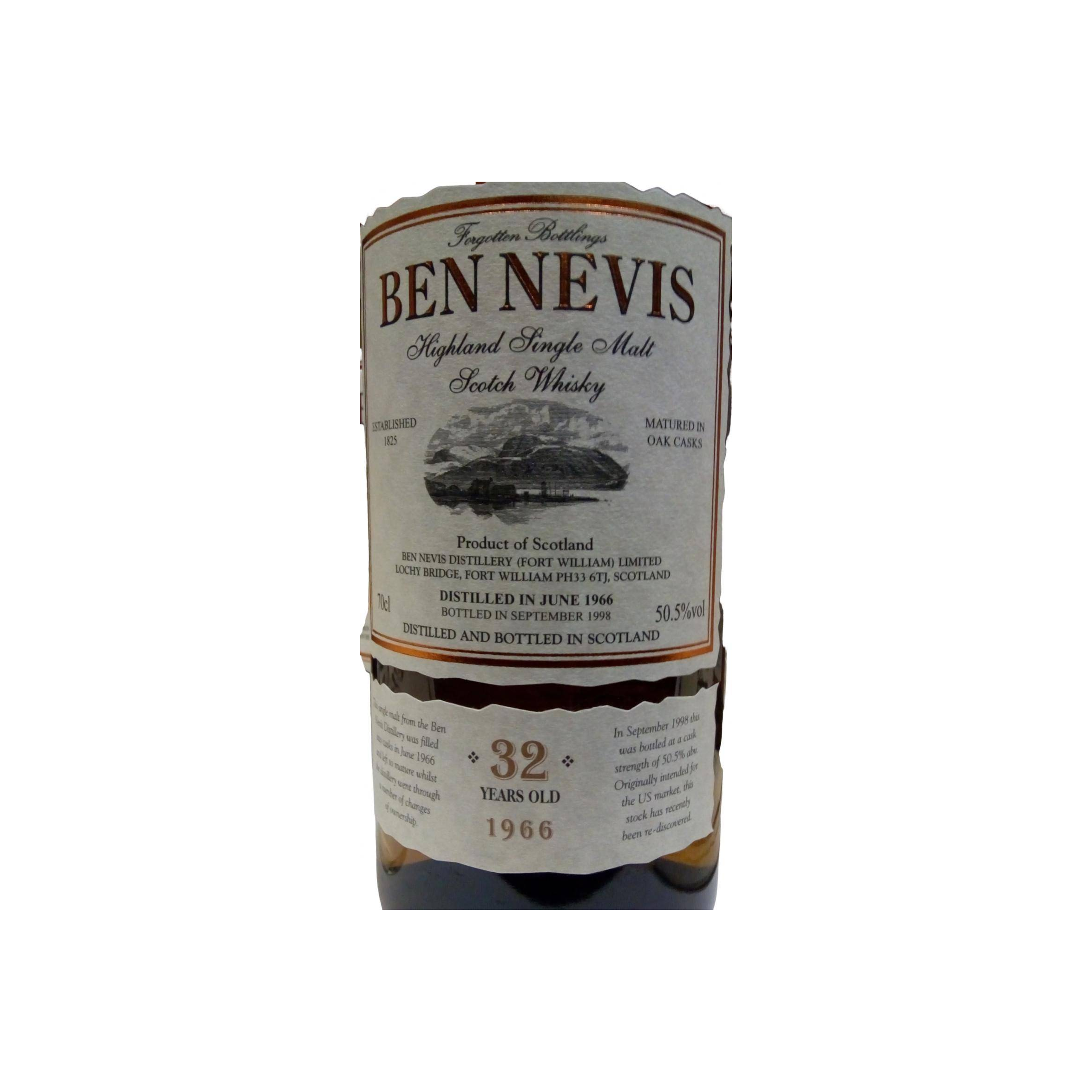 Ben Nevis 1966 32 Years Single Malt Whisky 2