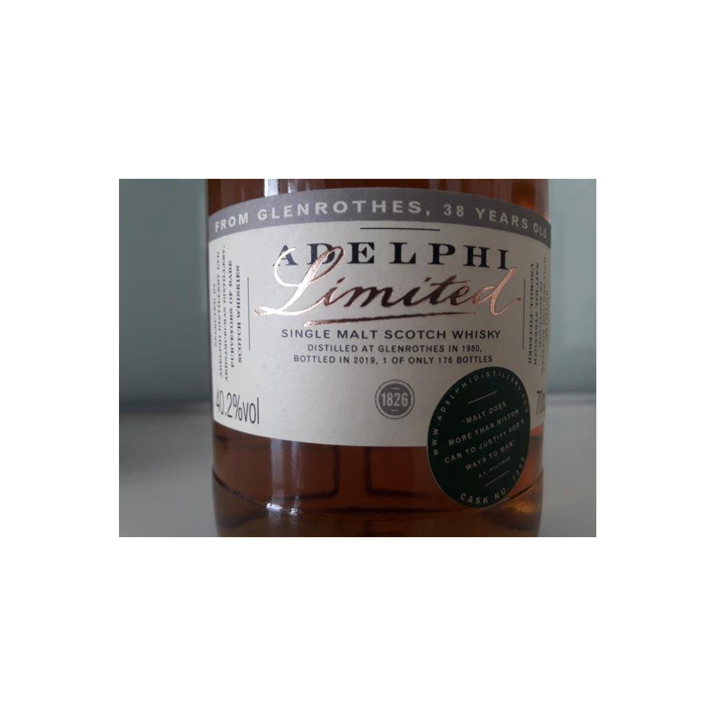 The Glenrothes 1980 38 Years Single Malt Whisky 2