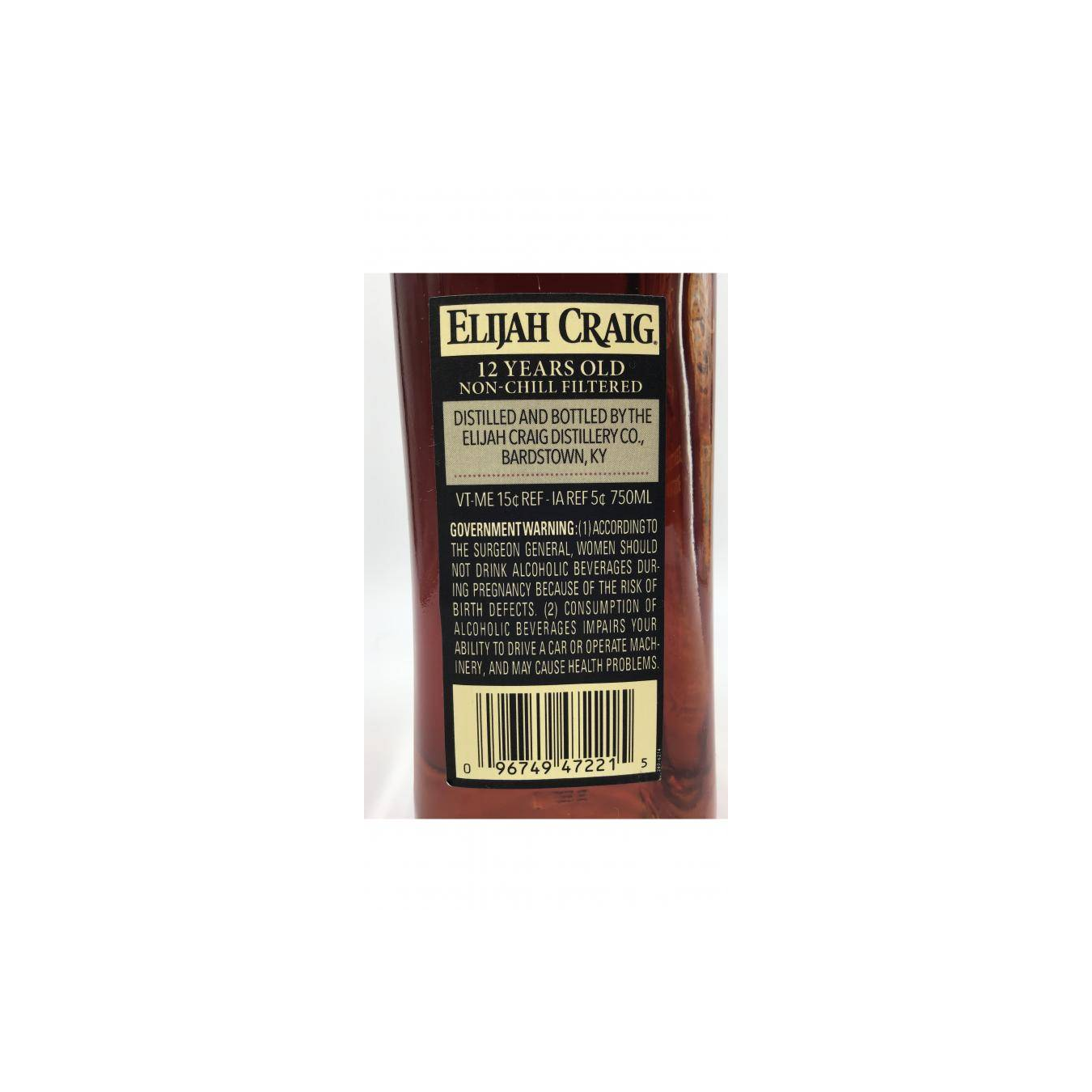 Elijah Craig 12 Years Bourbon Whisky 3