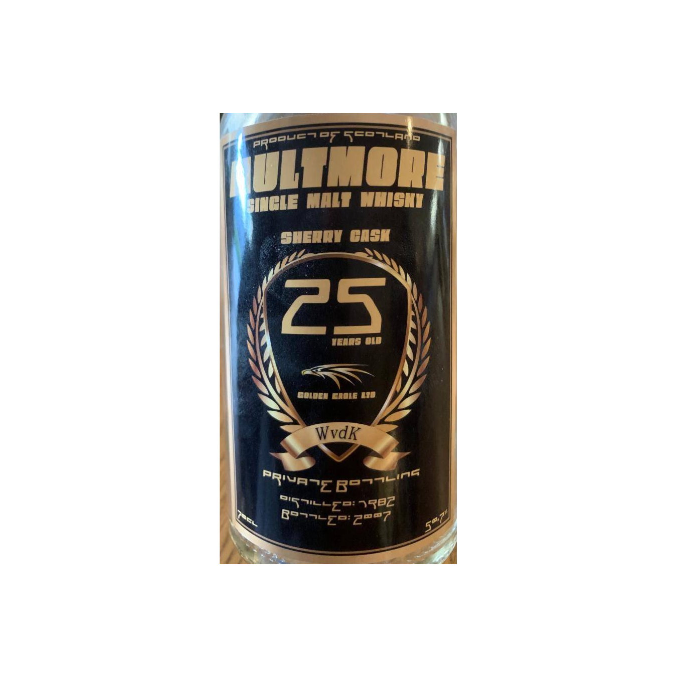Aultmore Private Bottling 1982 25 Years Single Malt Whisky