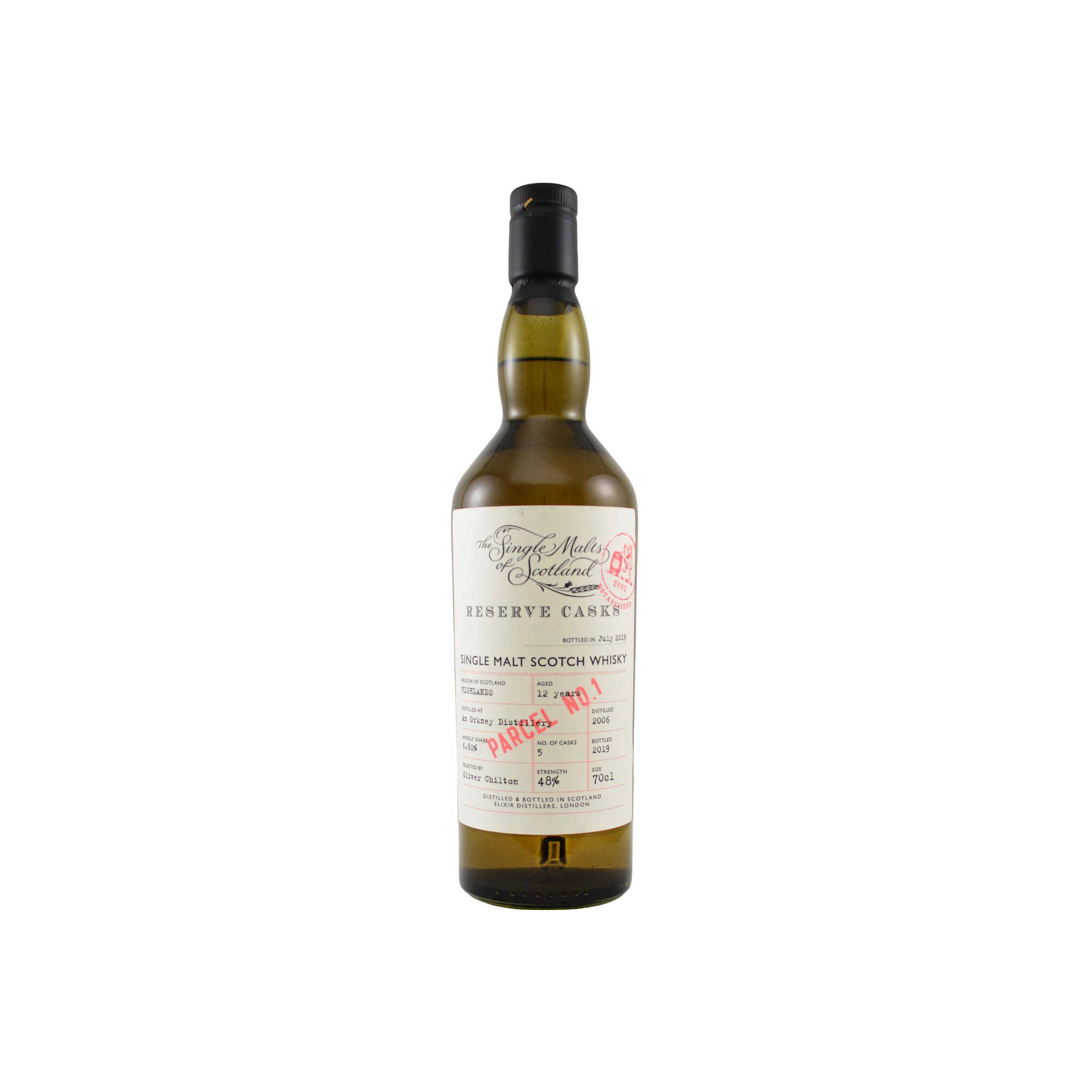 Elixir Distillers 2006 12 Years Single Malt Whisky