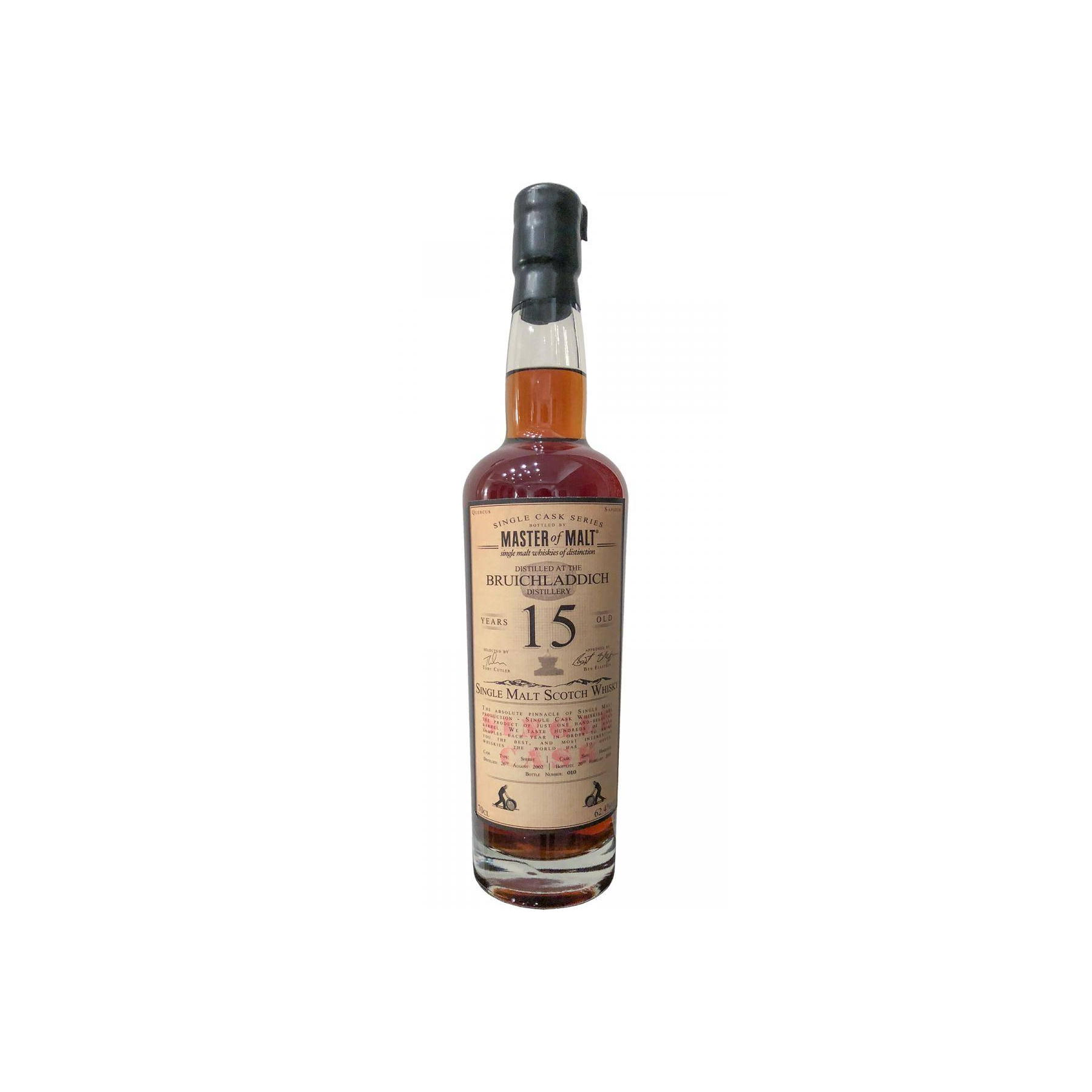 Bruichladdich Single Cask 2002 15 Years Single Malt Whisky