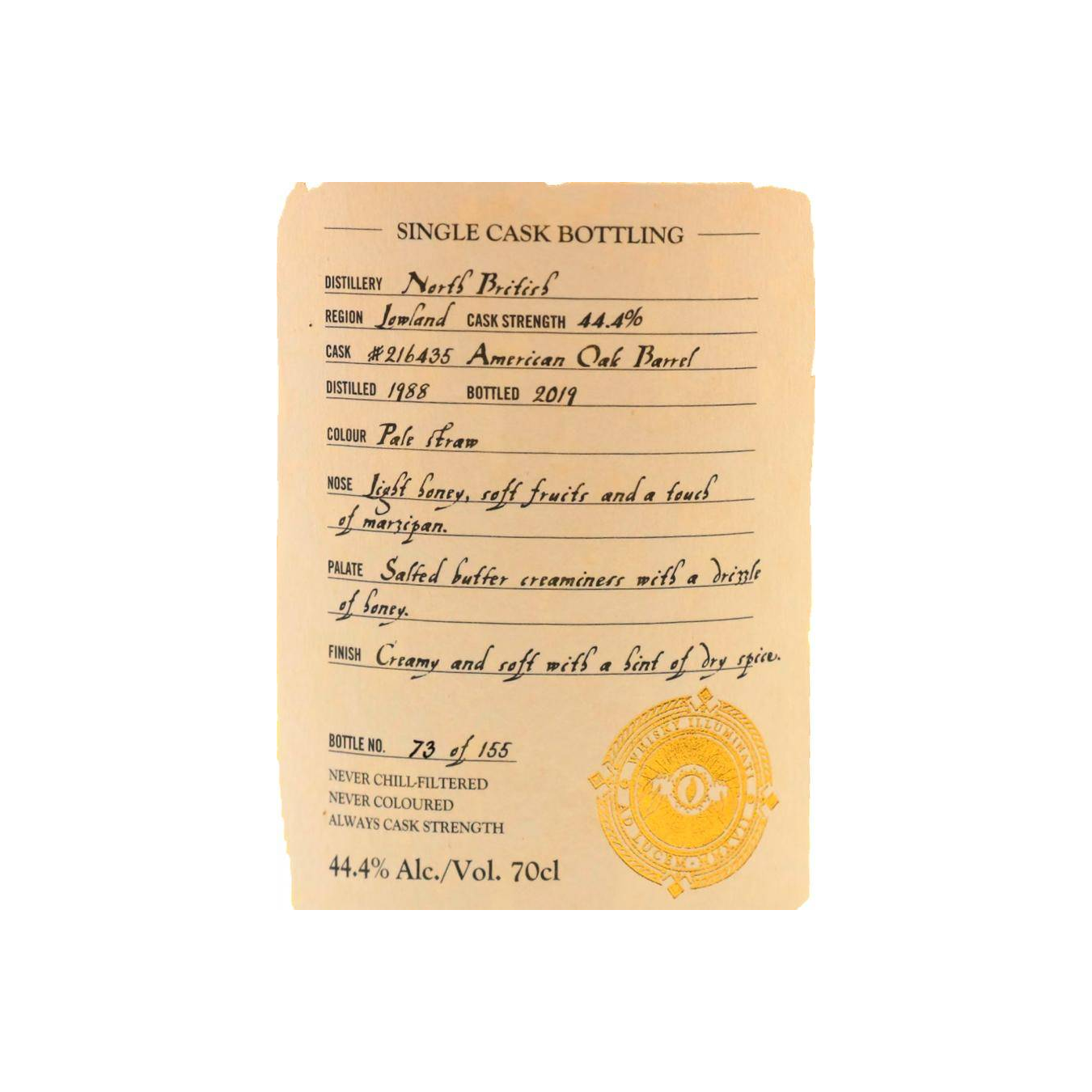 North British 1988 31 Years Single Grain Whisky 2