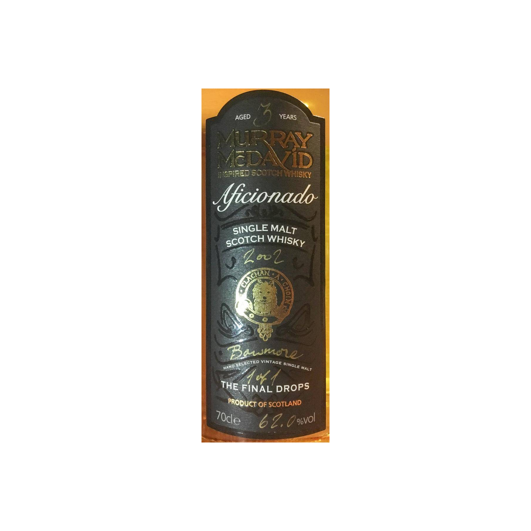 Bowmore 2002 3 Years Single Malt Whisky