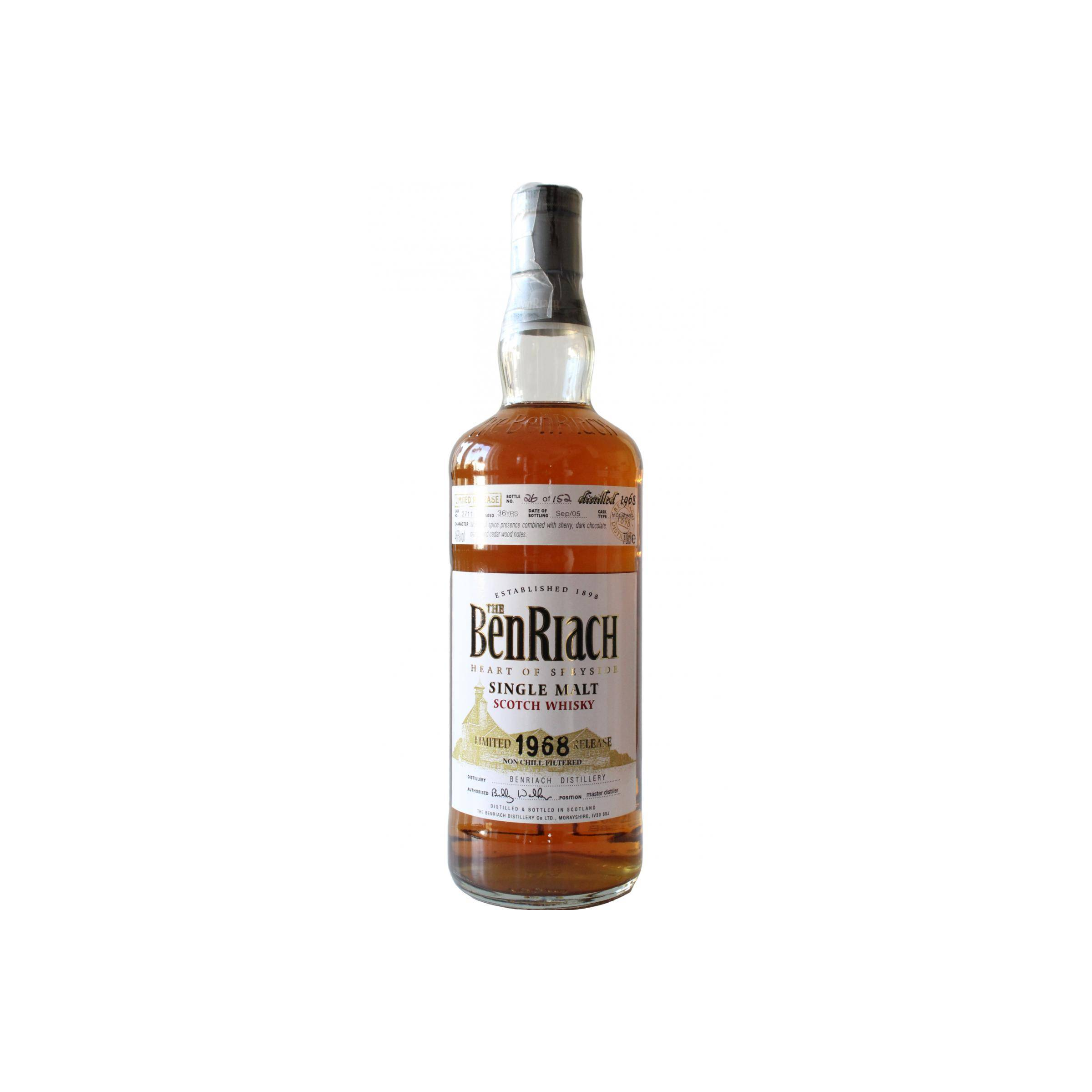 BenRiach 1968 36 Years Single Malt Whisky