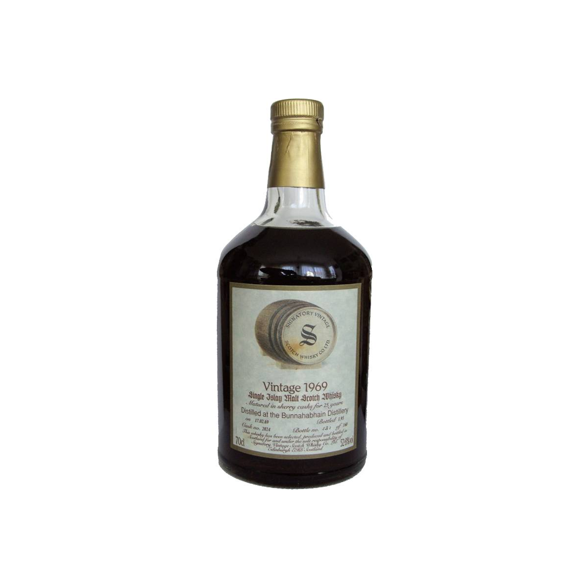 Bunnahabhain Vintage Collection - Dumpy 1969 25 Years Single Malt Whisky