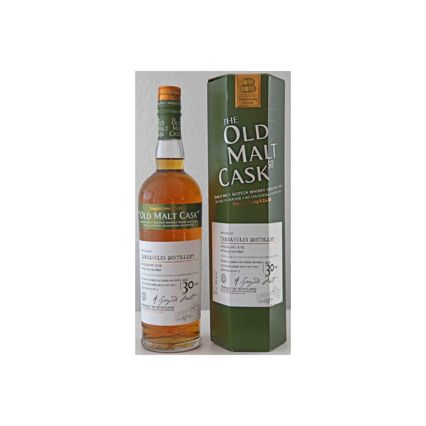 Tamnavulin Old Malt Cask 1977 30 Years Single Malt Whisky 3