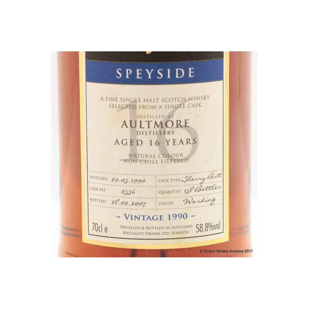 Aultmore The Single Malts of Scotland 1990 16 Years Single Malt Whisky 2