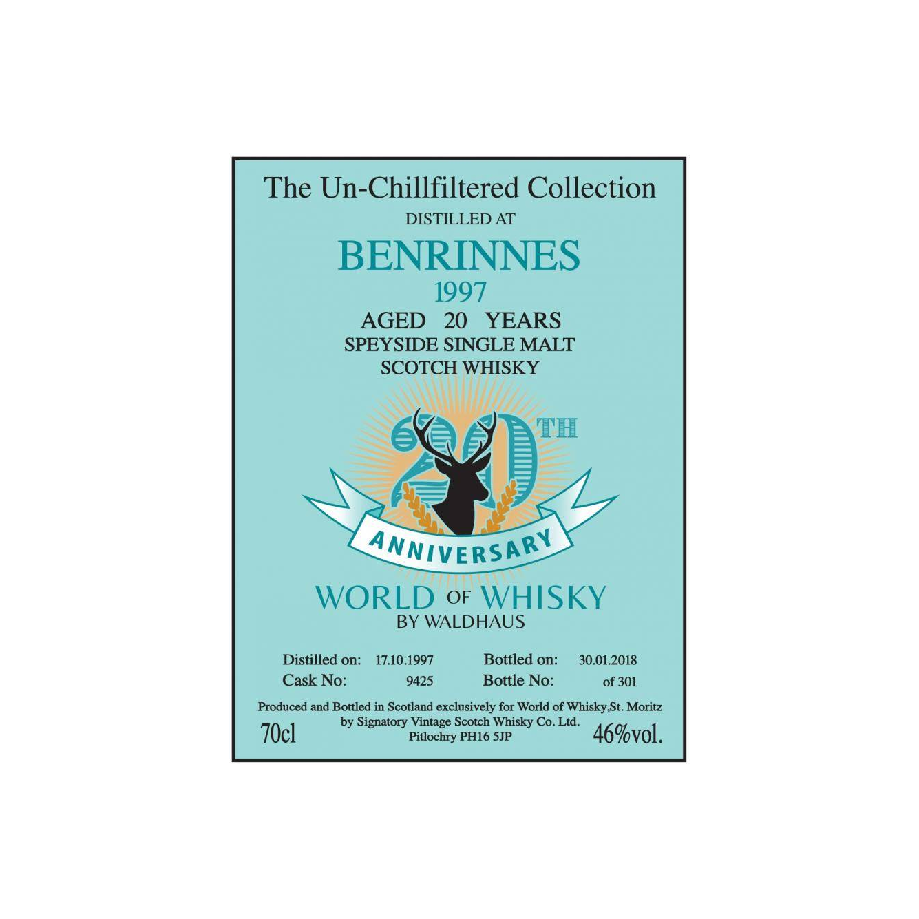 Benrinnes The Un-Chillfiltered Collection 1997 20 Years Single Malt Whisky 2
