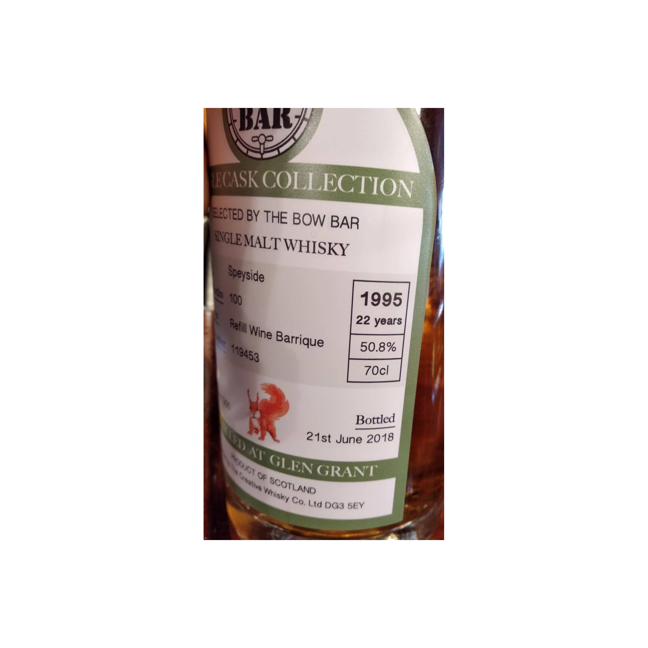 Glen Grant 1995 22 Years Single Malt Whisky 2