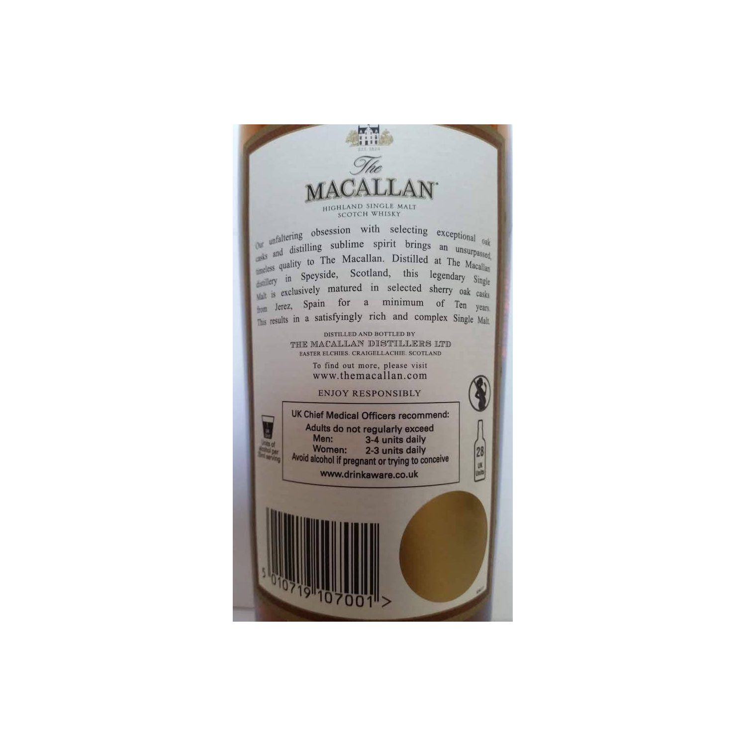 The Macallan 10 Years Single Malt Whisky 2