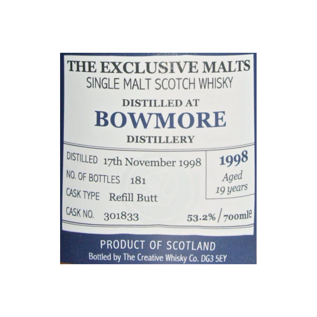 Bowmore 1998 19 Years Single Malt Whisky 2