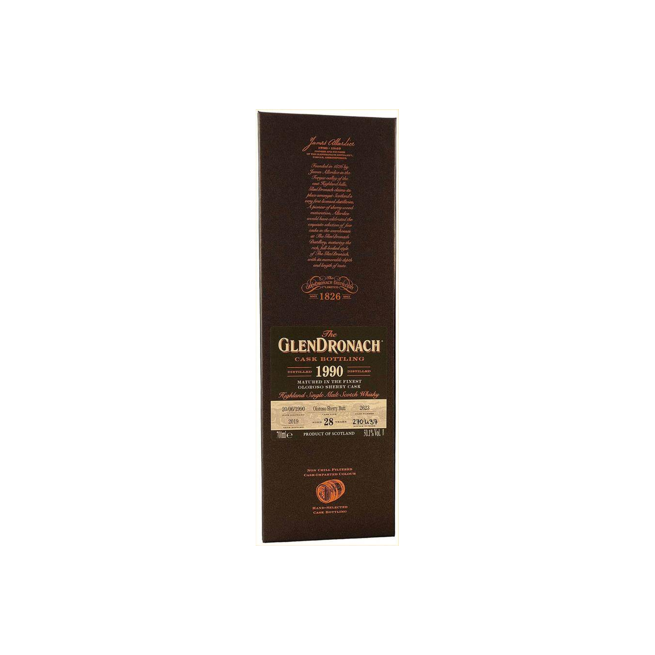 GlenDronach 1990 28 Years Single Malt Whisky 3