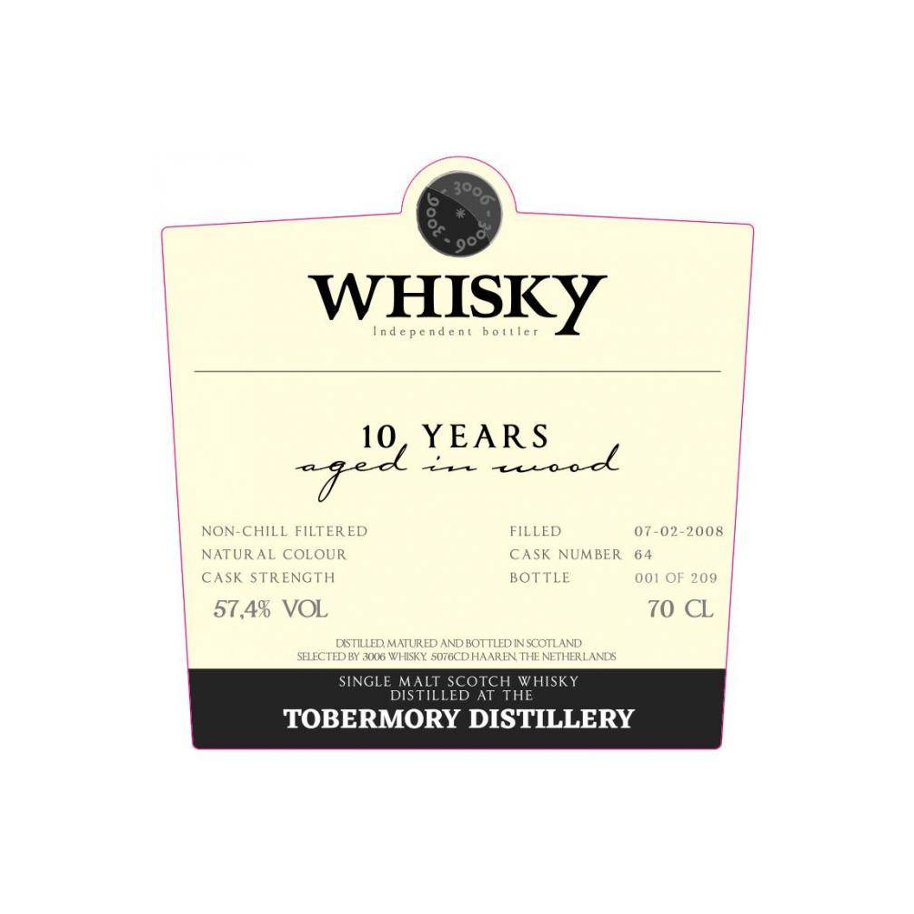 Tobermory 2008 10 Years Single Malt Whisky 2