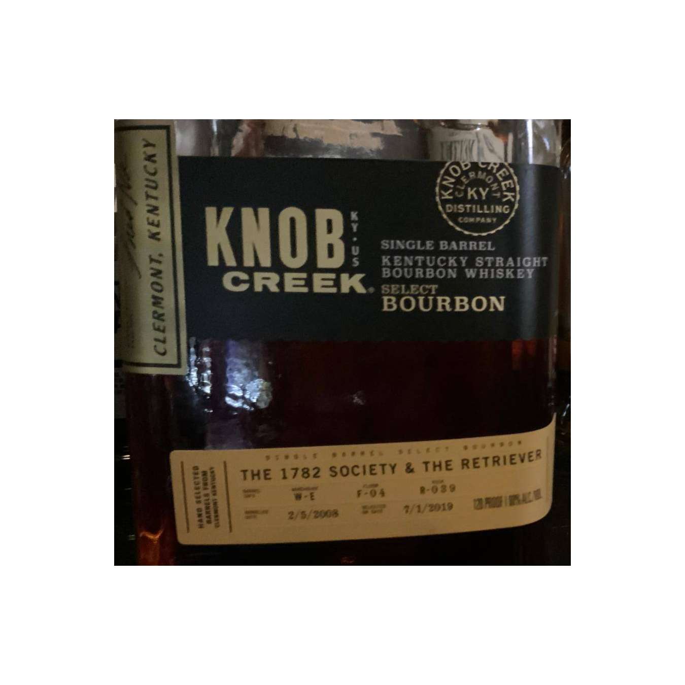 Knob Creek 2008 11 Years Bourbon Whisky