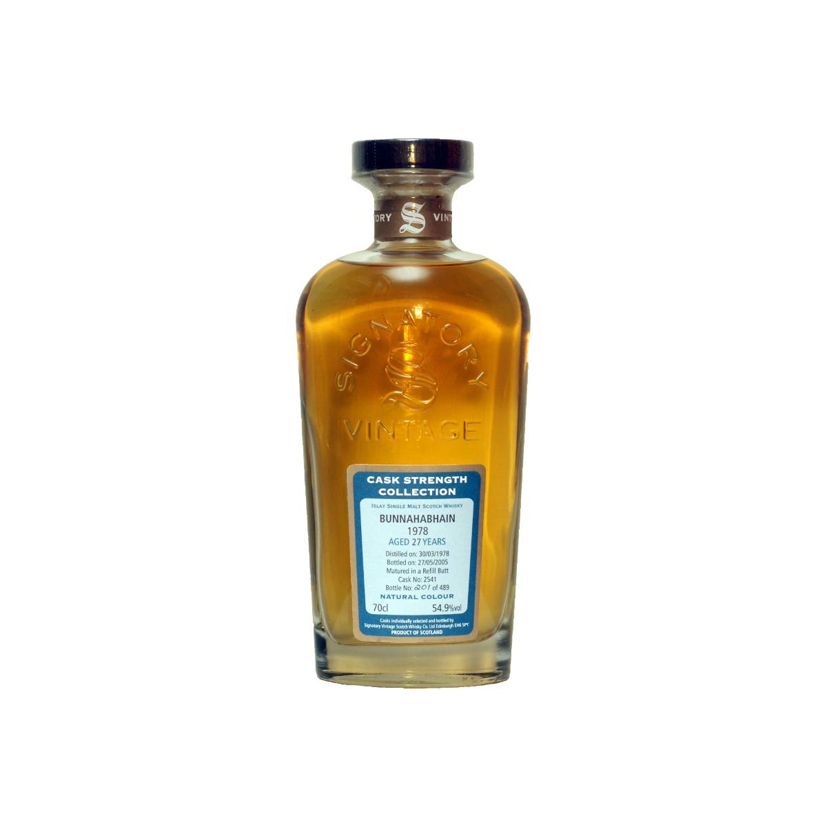 Bunnahabhain Cask Strength Collection 1978 27 Years Single Malt Whisky
