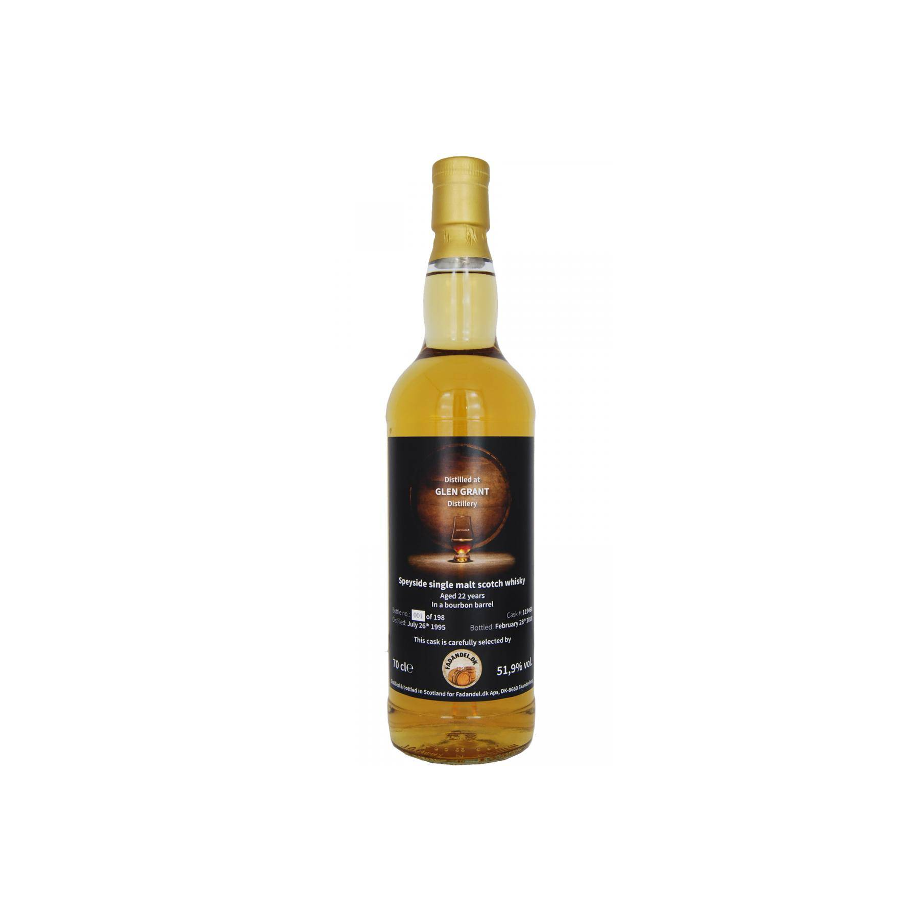 Glen Grant 1995 22 Years Single Malt Whisky