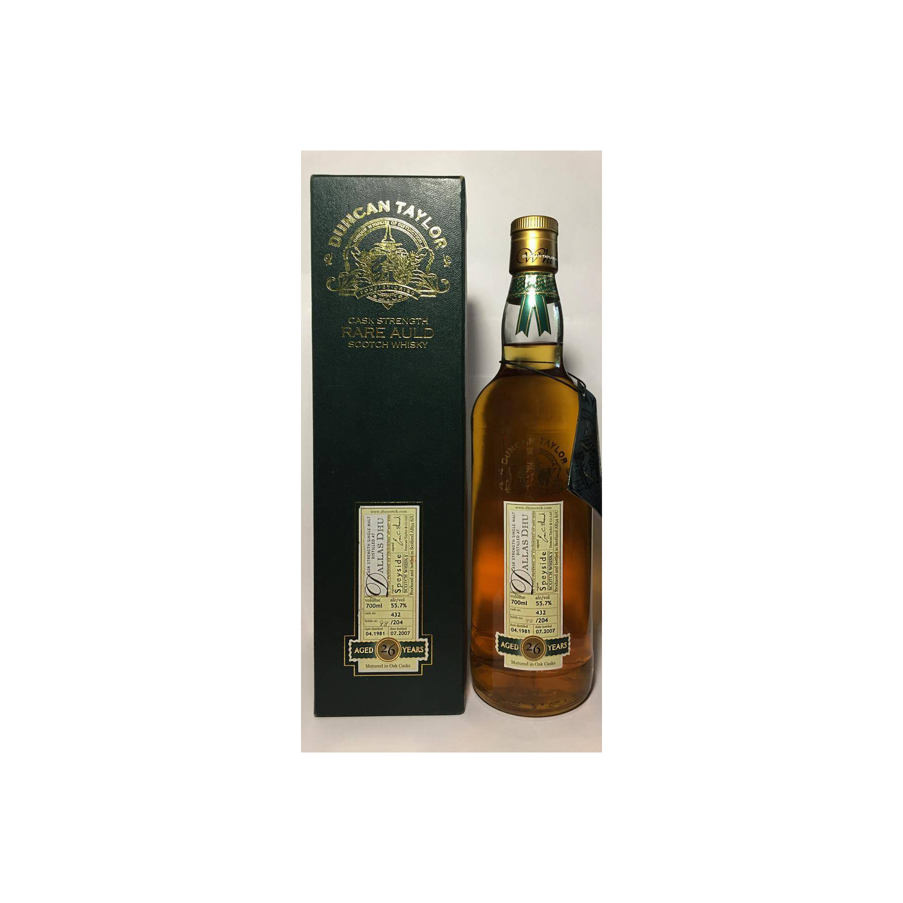 Dallas Dhu Rare Auld 1981 26 Years Single Malt Whisky 2